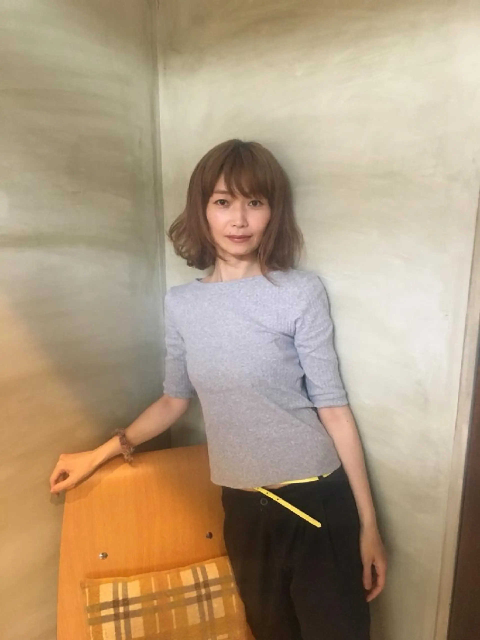 カラー パーマ ミディアム spa hair  ark 富井直美のヘアスタイル