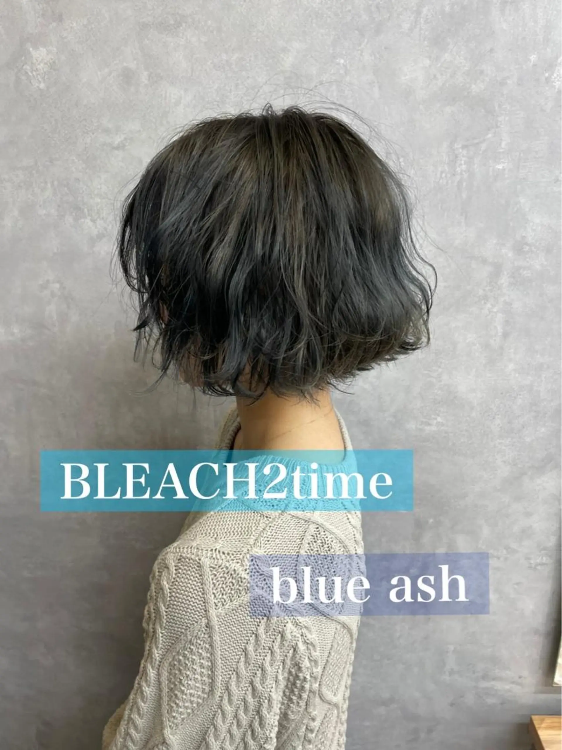 ショート カラー ブリーチ 透明感カラー シルバー Ii所属・舟橋 りんかのヘアスタイル