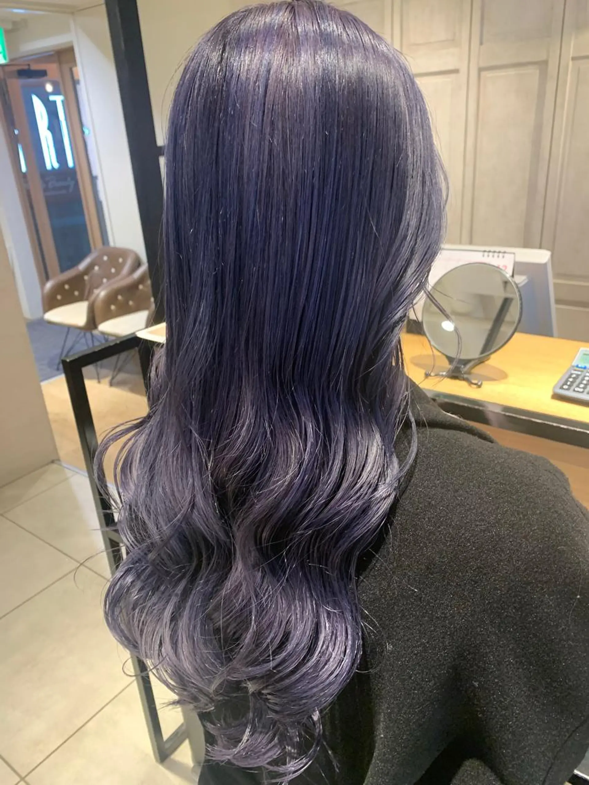 ロング カラー 乾かすだけでサラ艶に /髪質改善西村涼太のヘアスタイル