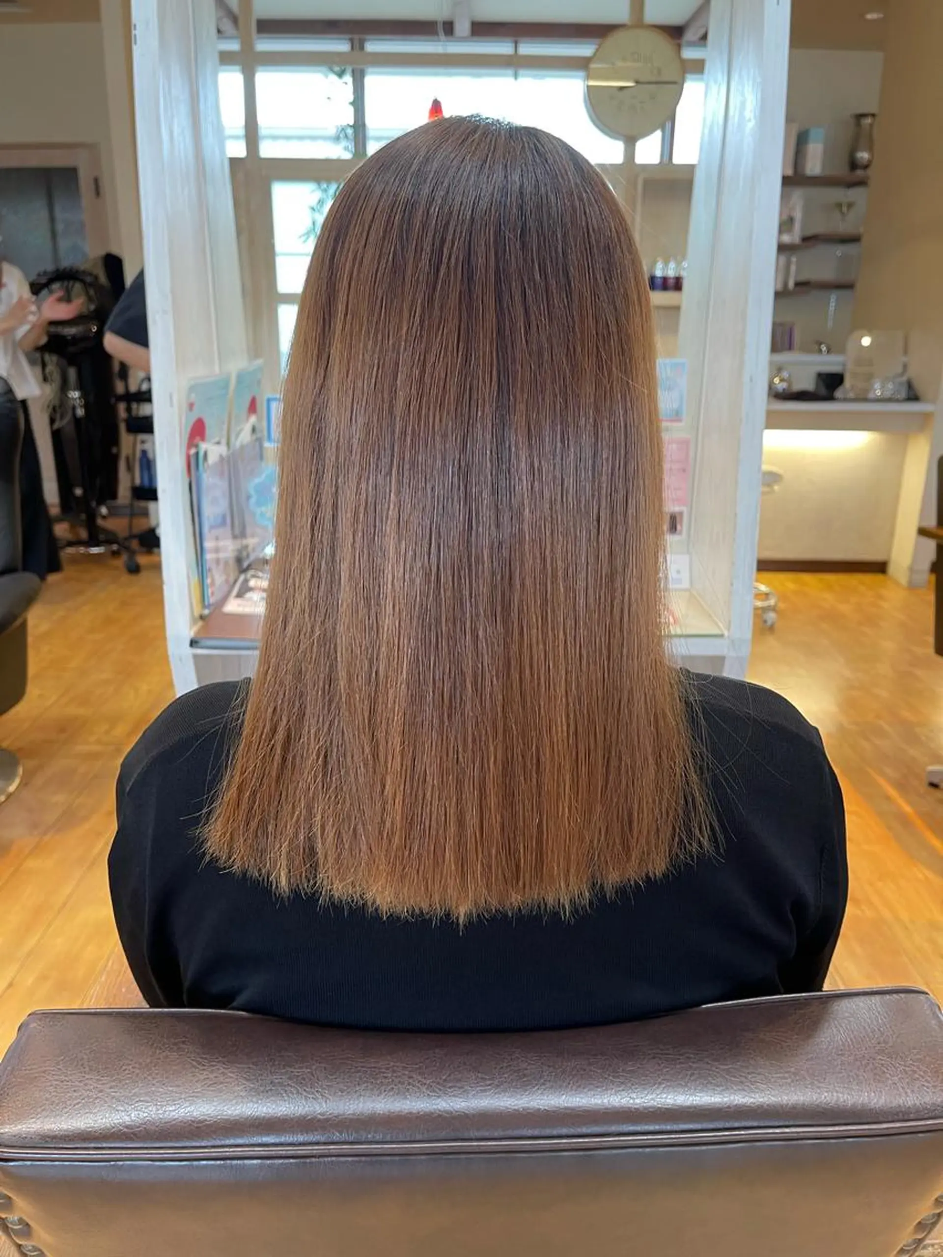 セミロング 縮毛矯正 トリートメント BALANCE vivi バランス ヴィヴィ所属・梶谷 和希のヘアスタイル