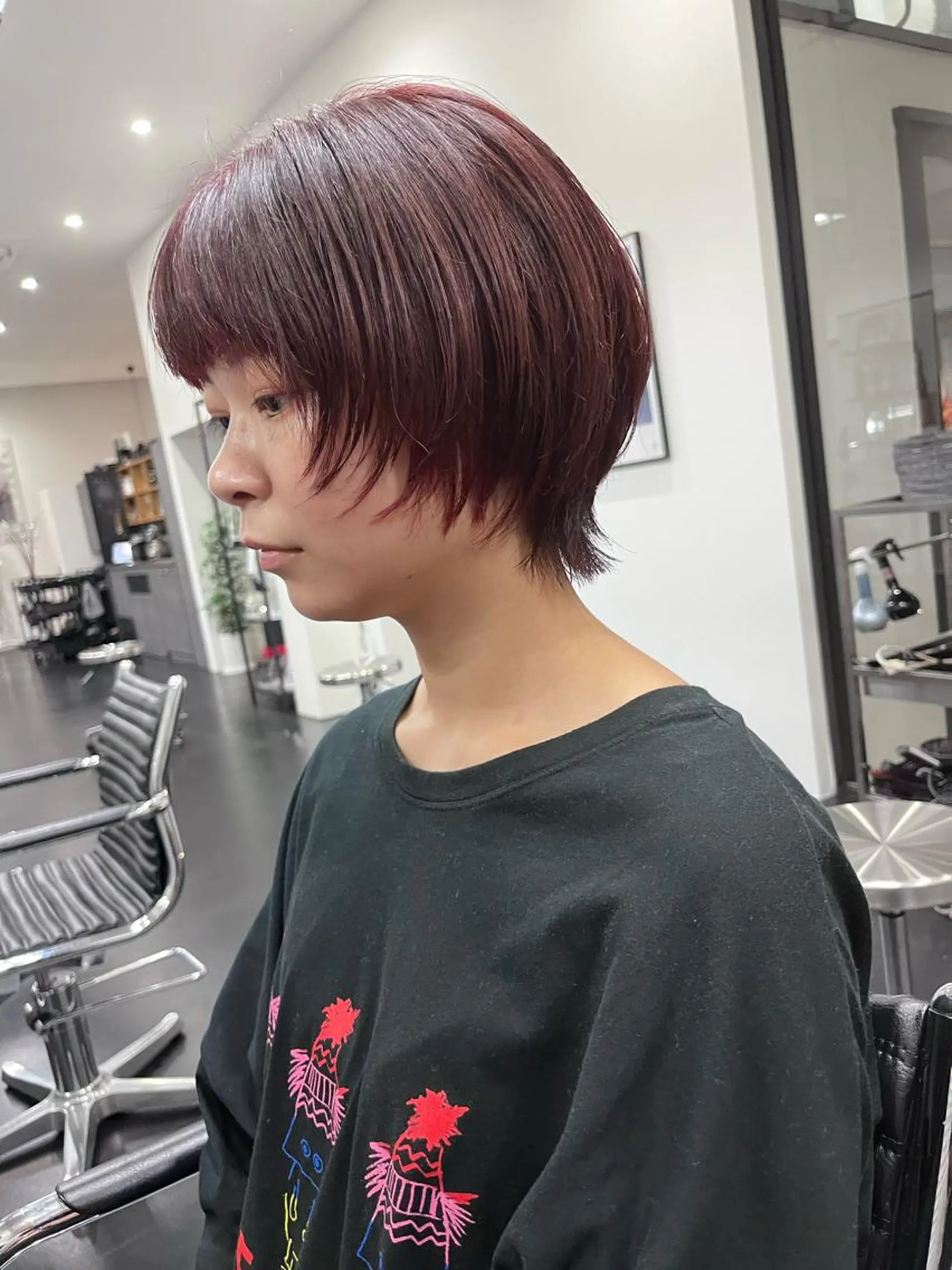 ショート ショートヘア ウルフカット heir studio Baretta所属・山本 銀次郎のヘアスタイル