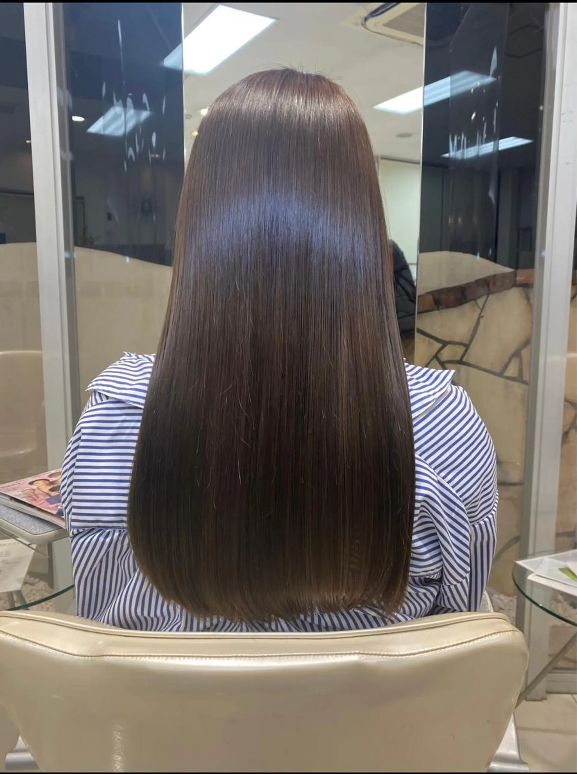 セミロング カラー 縮毛矯正 chic大宮東口所属・🔥大宮メンズ特化 ﾒﾝｽﾞﾍｱ伊藤🔥のヘアスタイル