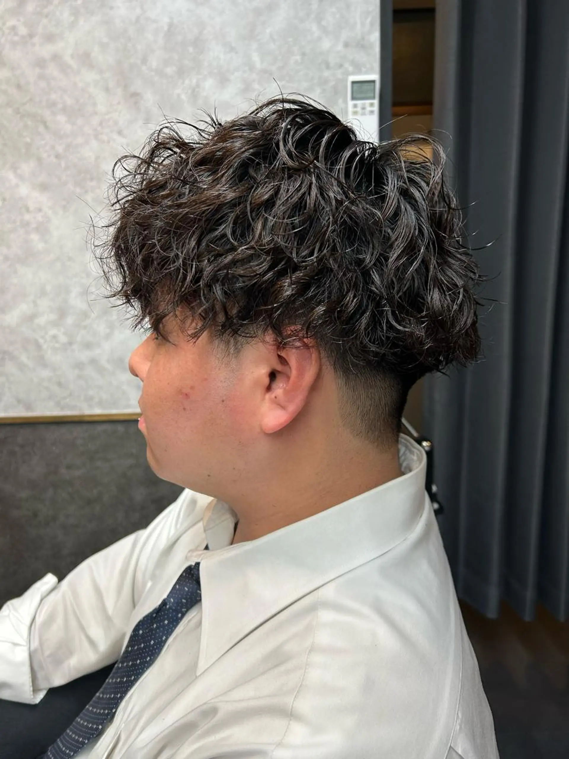 ショート パーマ メンズ カット パーマ 大和田 玲円/メンズ専門のヘアスタイル