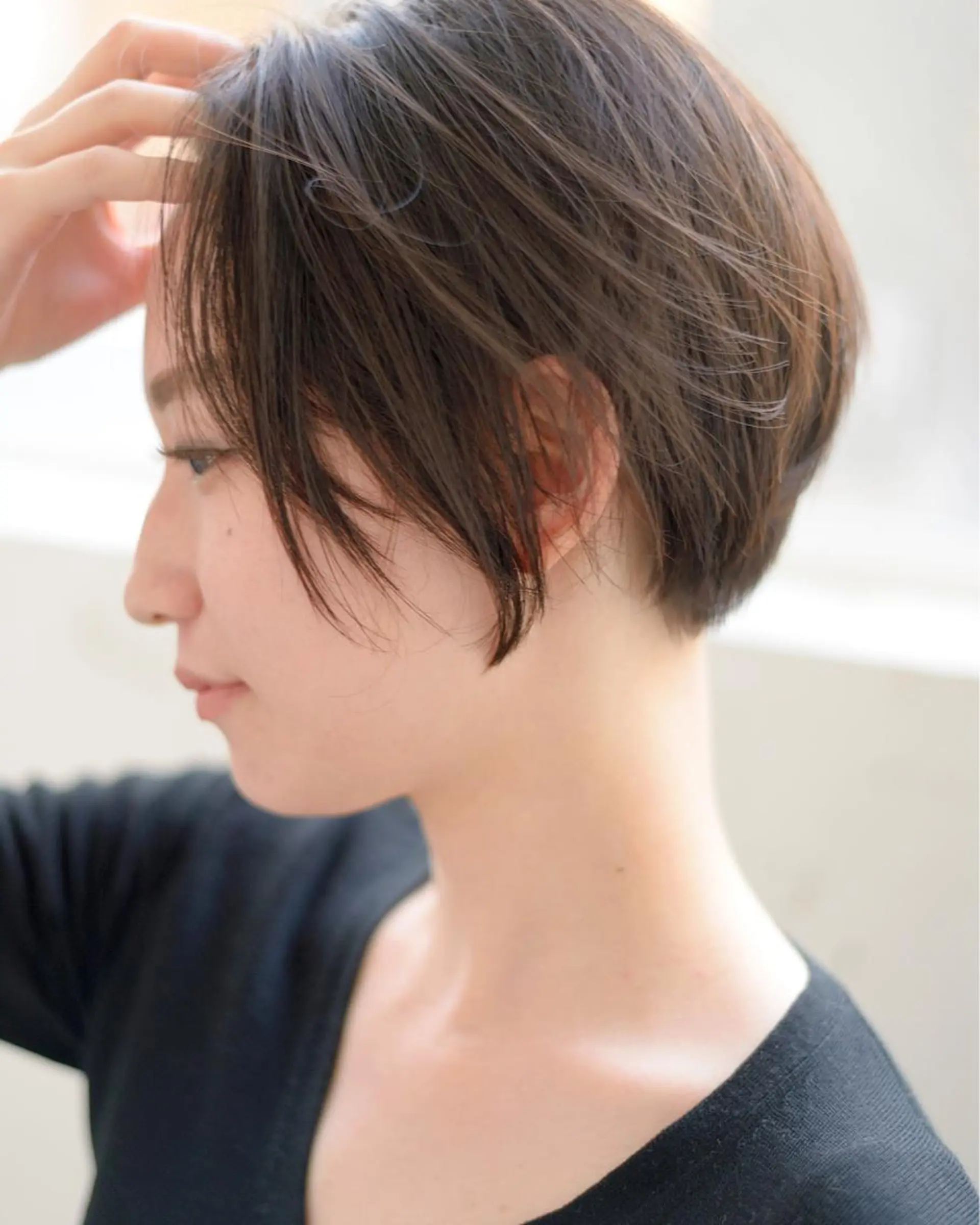 ショート カラー カット ヘアカラー トリートメント SHARON（シャロン）所属・すきバサミを使わない カット✂️✨郡司泰之のヘアスタイル