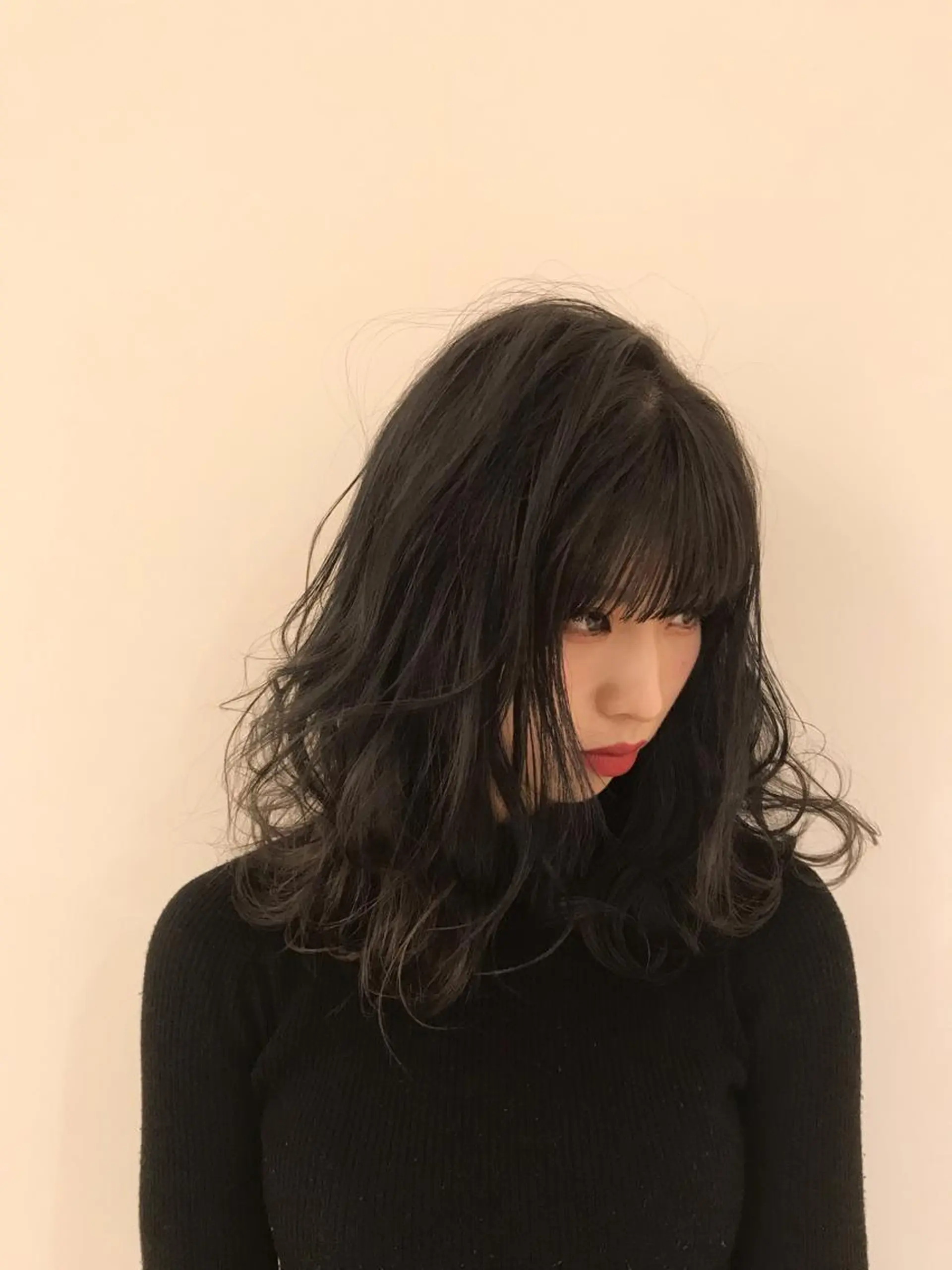 セミロング カラー シールエクステ⭐️ オオミタクヤのヘアスタイル