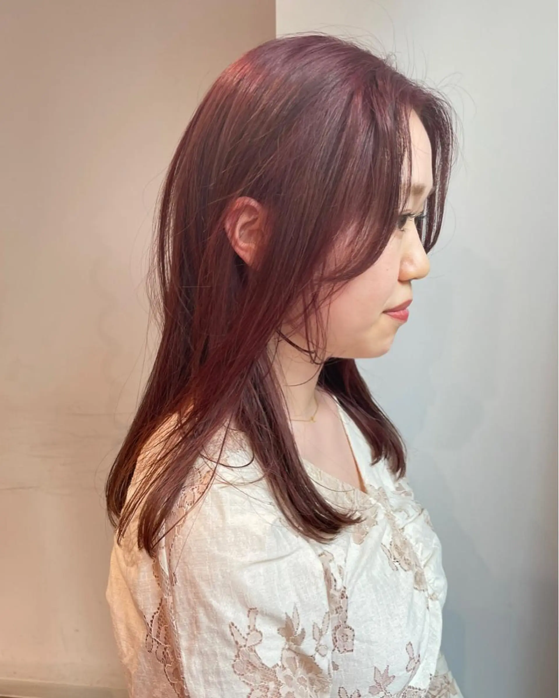 セミロング カラー spooopy所属・🕊大垣 めぐみ🕊のヘアスタイル