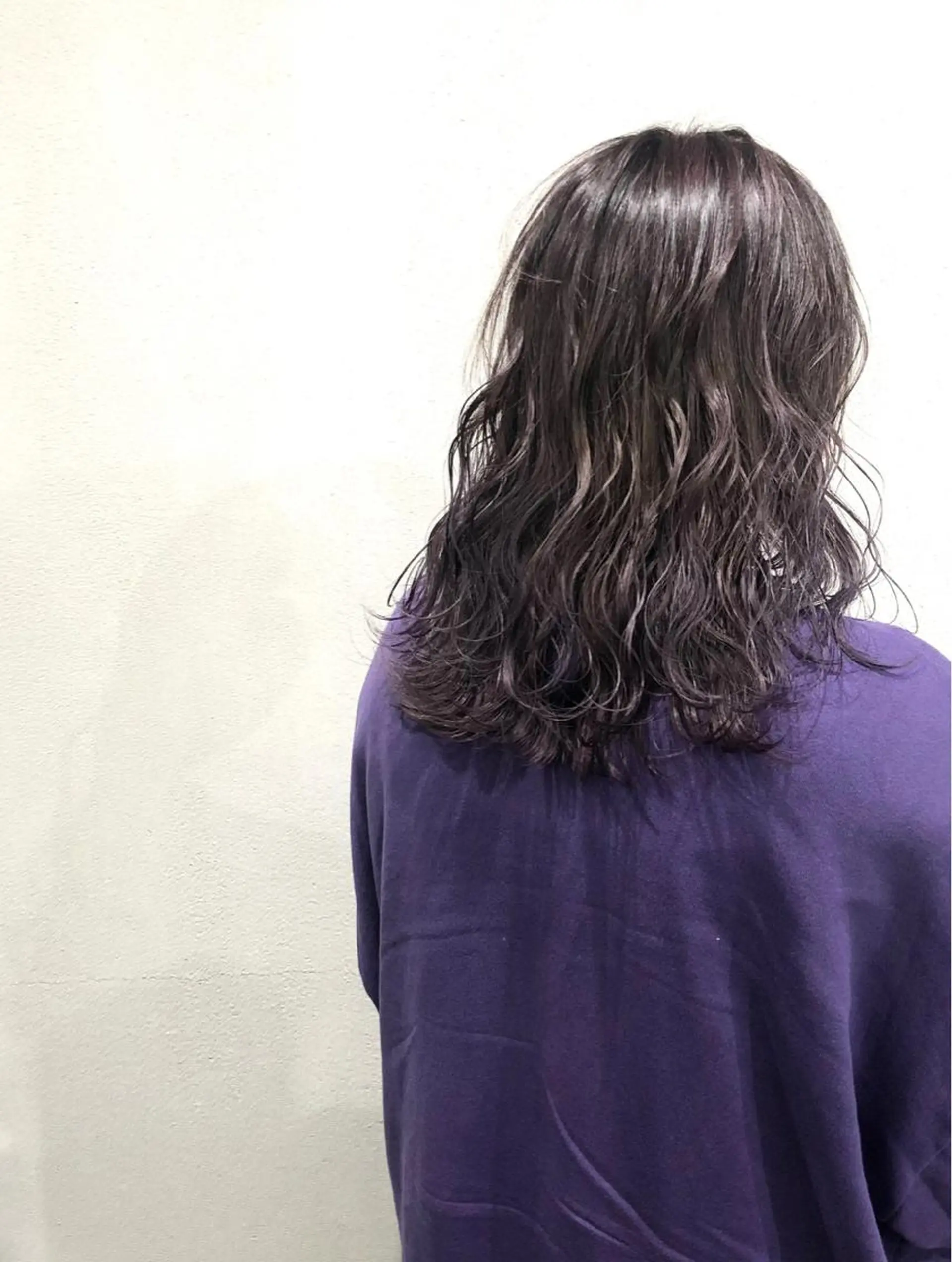 ミディアム カラー ブリーチ グラデーションカラー ラベンダーカラー カット ヘアカラー トリートメント ボブ/ショート/ 白髪染め/メンズ葛西のヘアスタイル