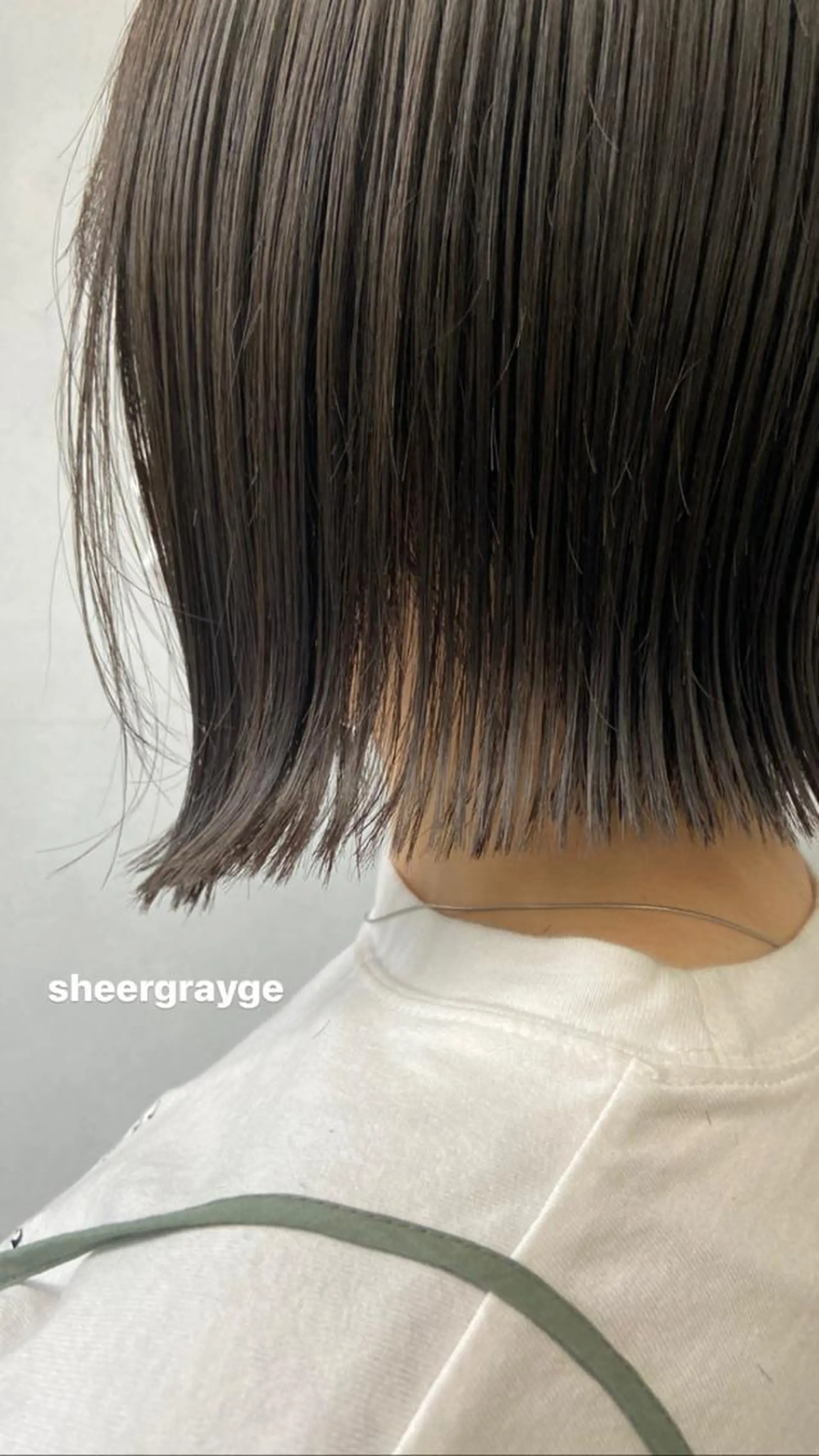 ミディアム カラー ヘアカラー トリートメント yuna/ボブカット /ハイトーンカラーのヘアスタイル