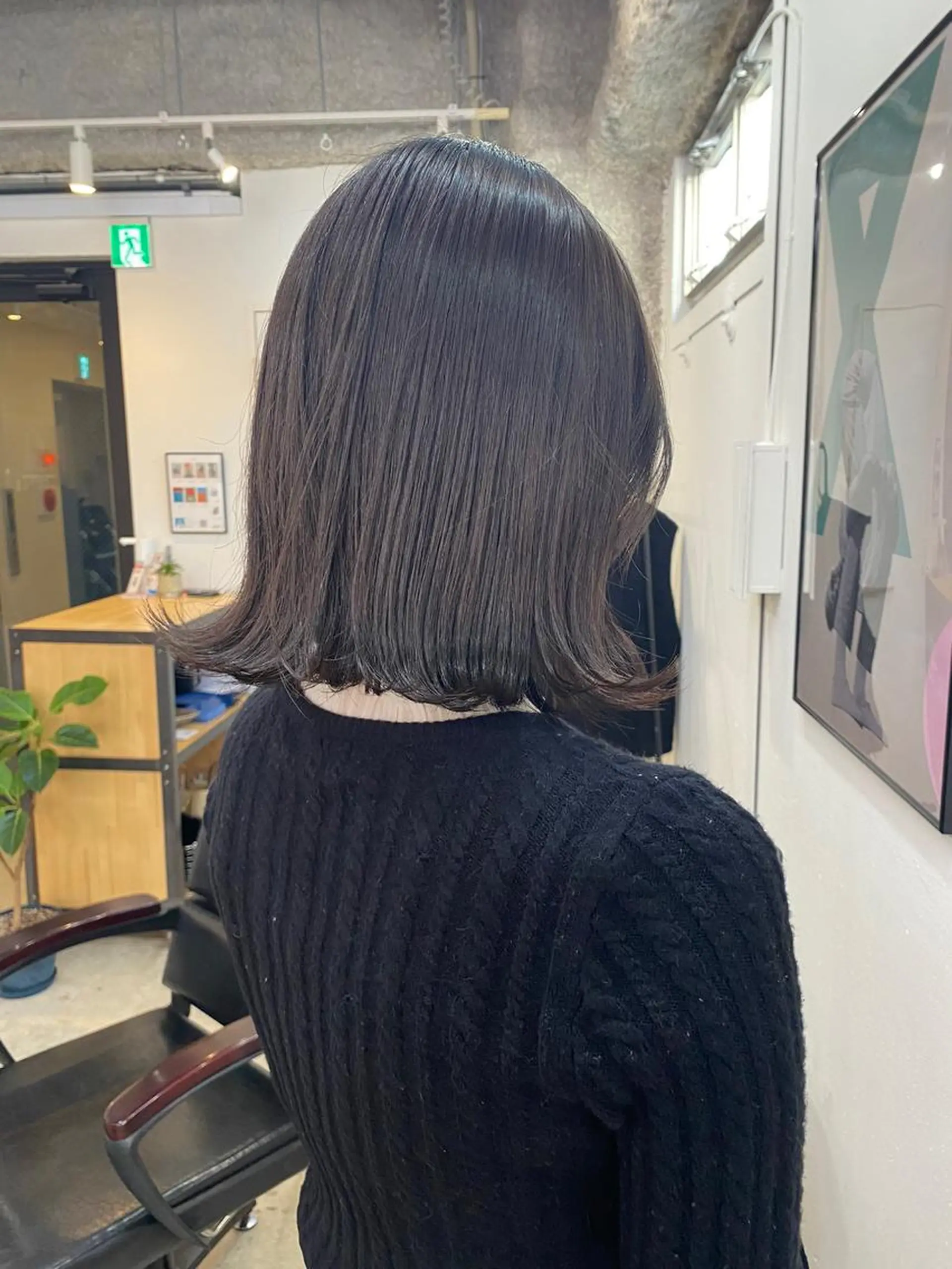 ミディアム カラー アッシュ アッシュグレー アッシュグレージュ グレージュ ヘアカラー 暖色カラー/天神/ ヘイマサクラのヘアスタイル