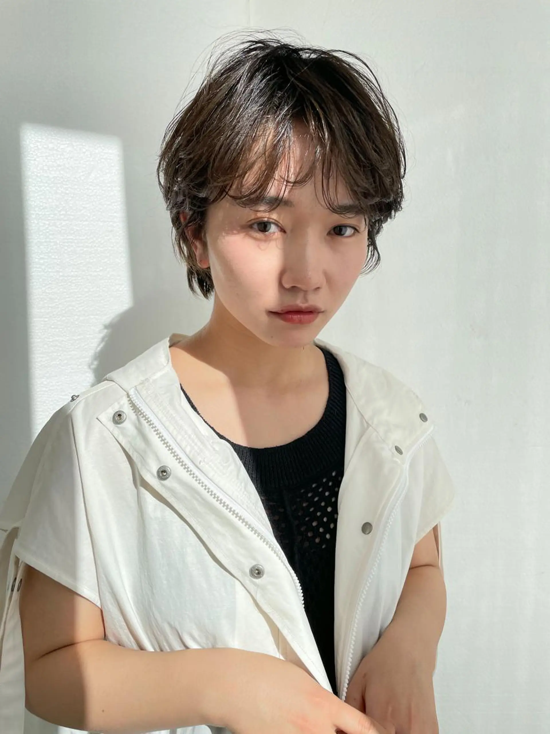 ショート パーマ パーマ/レイヤー 岩山丈一郎のヘアスタイル