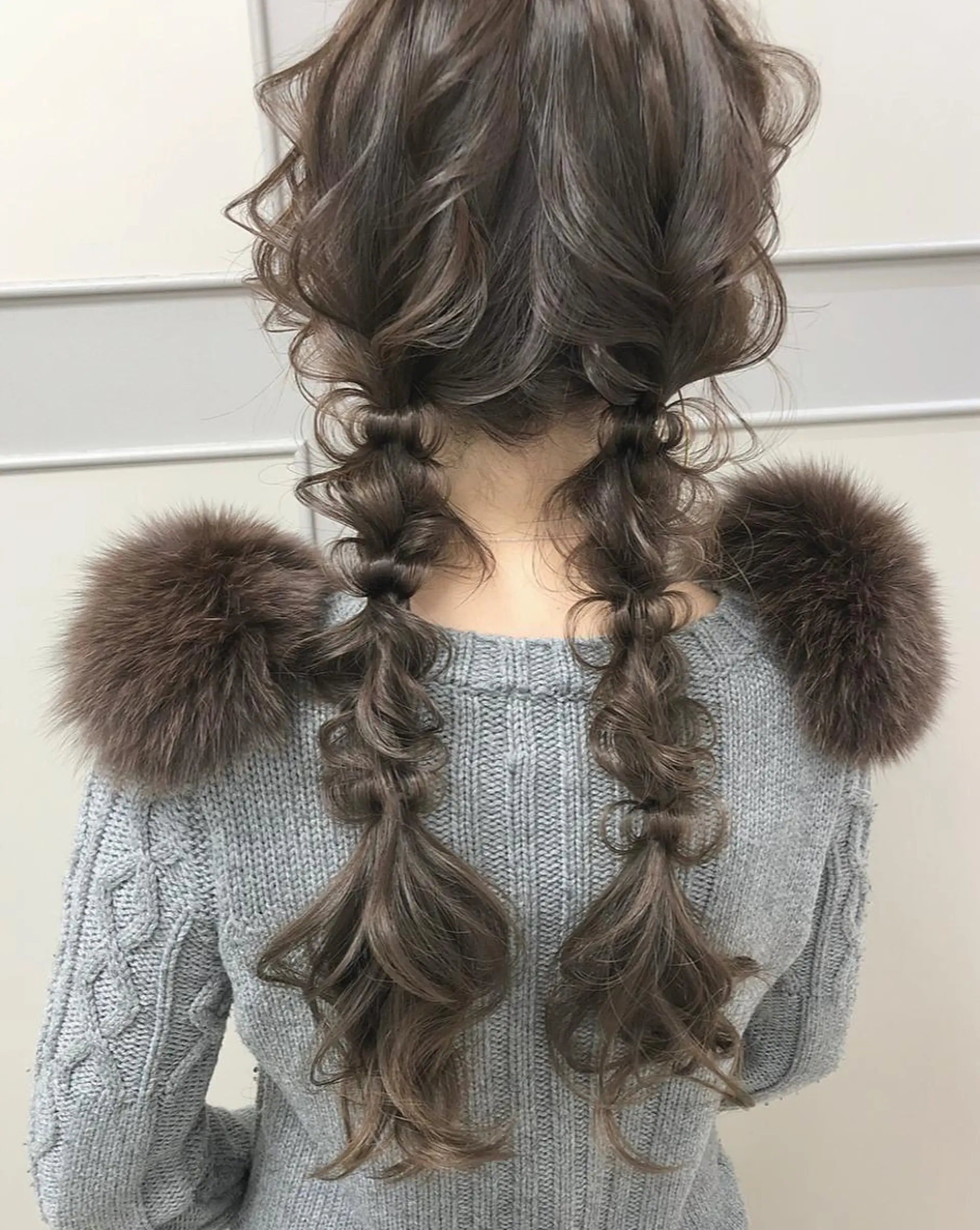 ロング カラー ヘアアレンジ ブルーカラー ブルージュ ラベンダーカラー autre所属・大久保 ひでなりのヘアスタイル