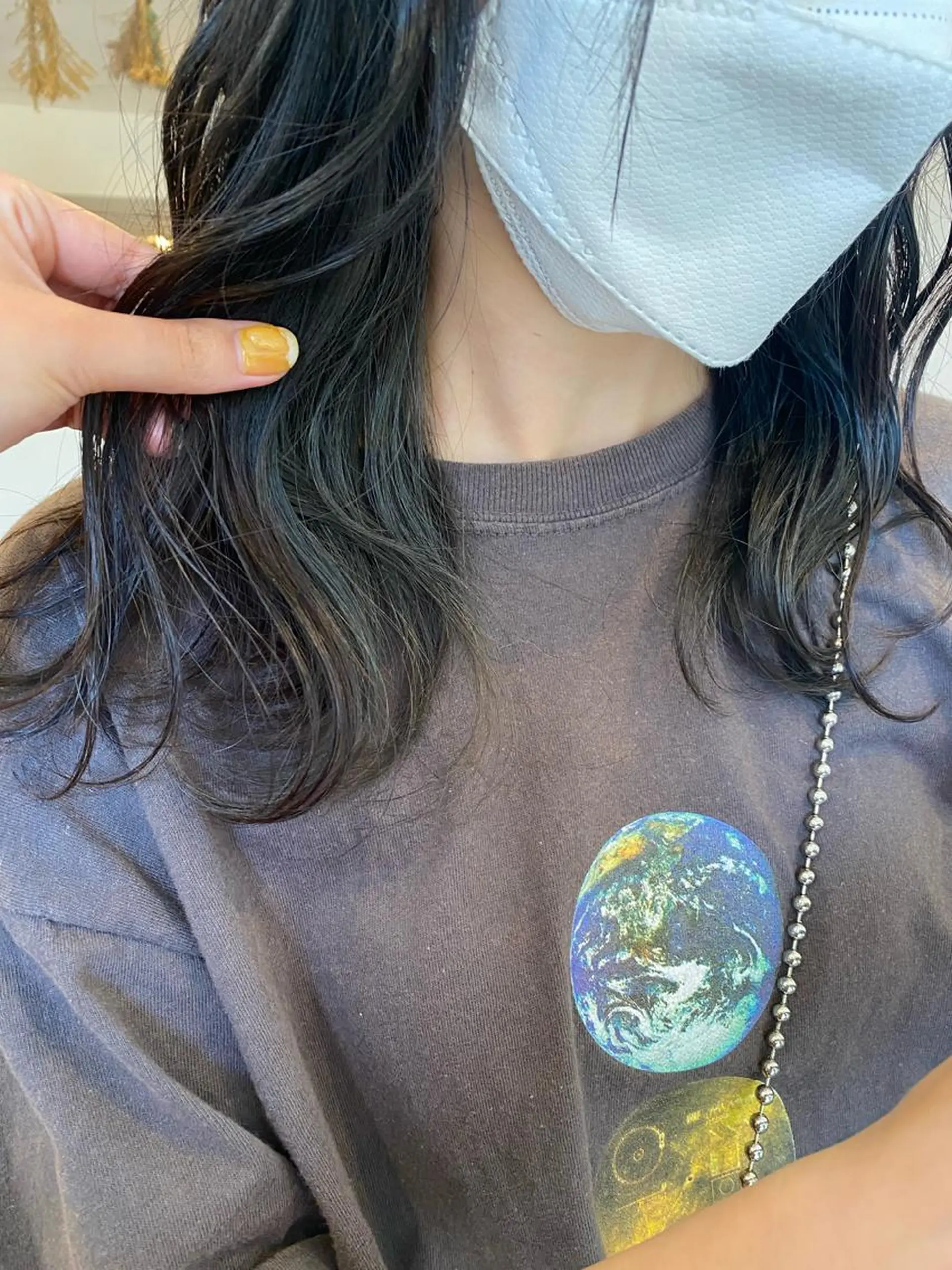 セミロング カラー ヘアカラー botan🦖*･ amiのヘアスタイル