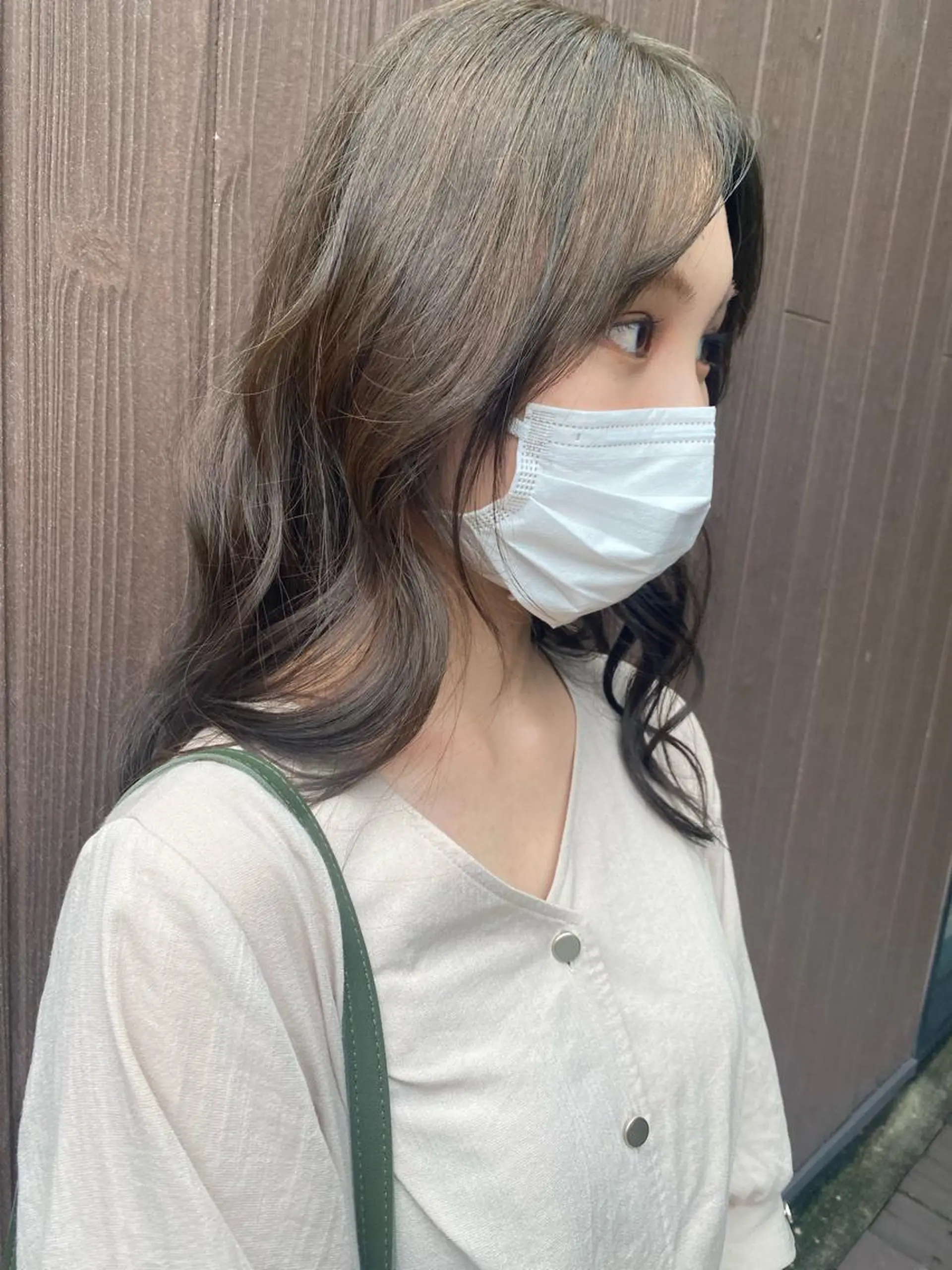 ロング カラー ベージュカラー オリーブベージュ ⭐️カラー特化⭐️ 安達佑紀のヘアスタイル