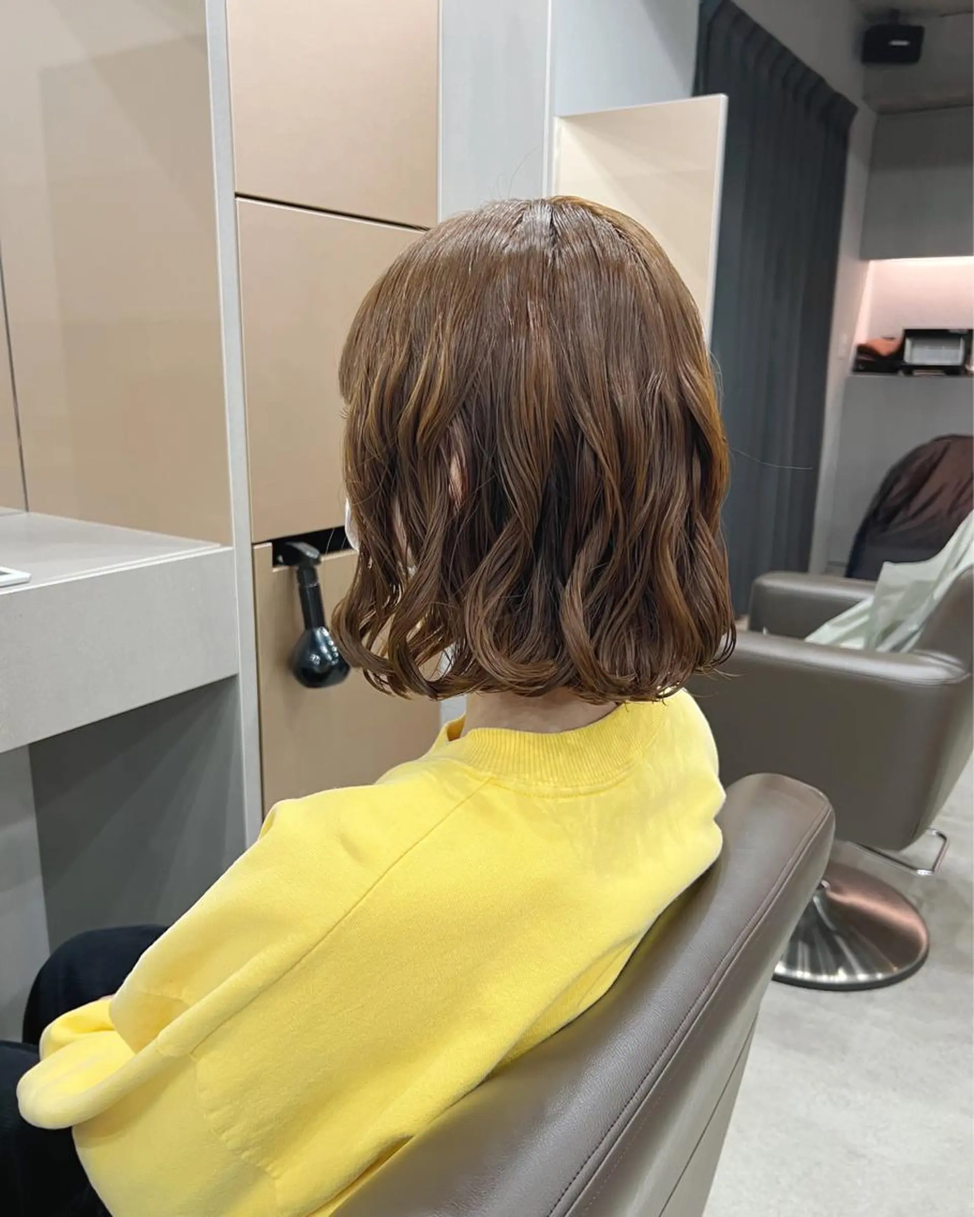 ショート パーマ ボブパーマコテ巻き風 パーマNo1深江秀平のヘアスタイル