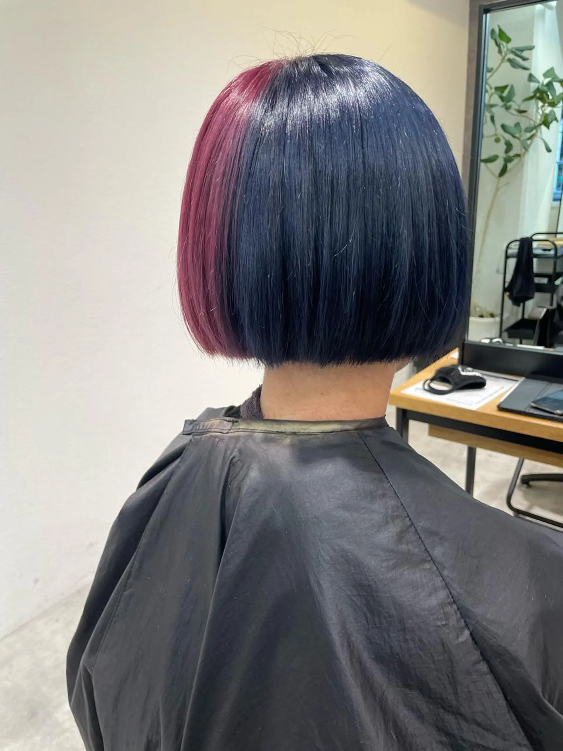 ショート カラー ボブ 田中大星 /ボブ 縮毛矯正のヘアスタイル