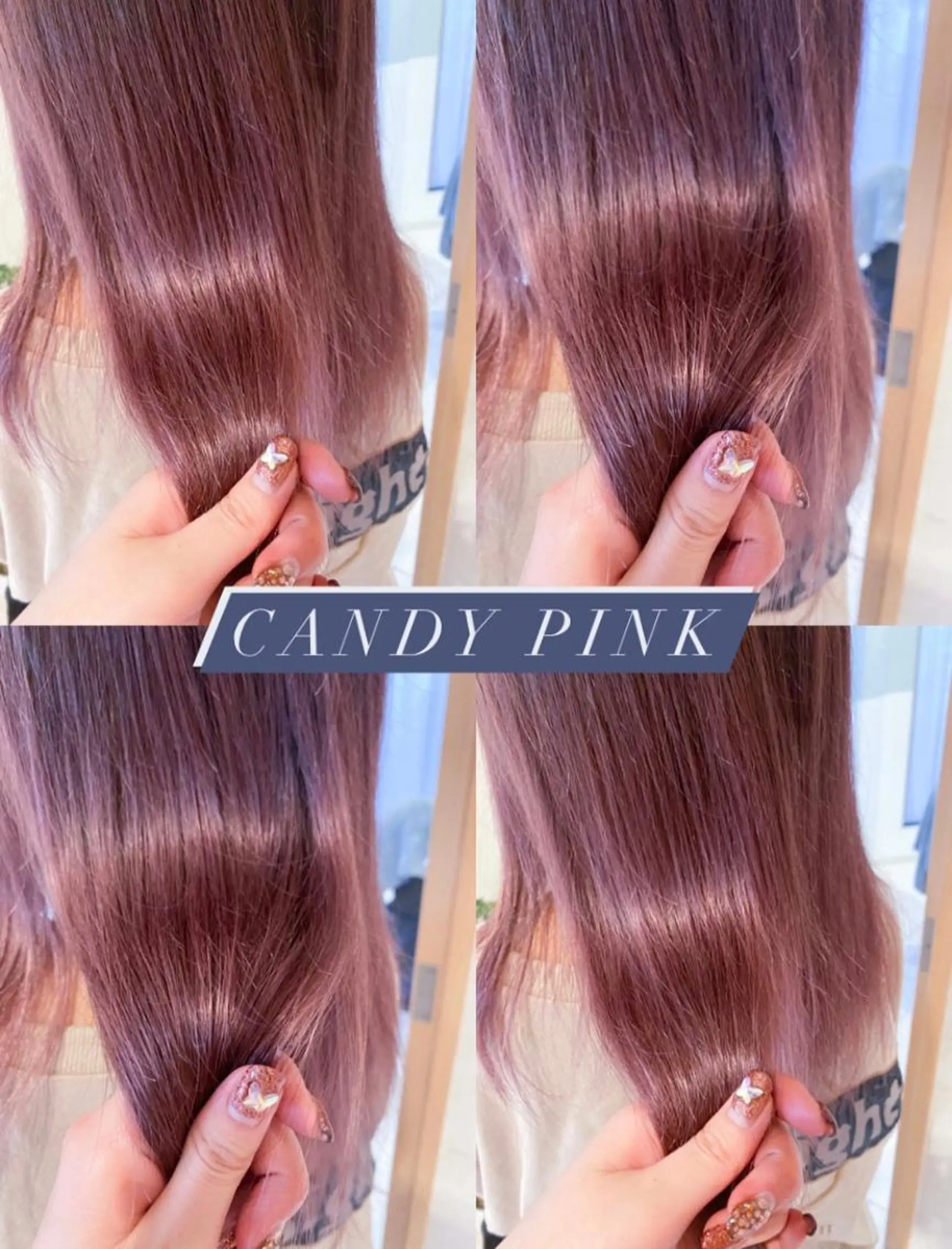 ロング カラー ピンクカラー matsuzawa mihoのヘアスタイル