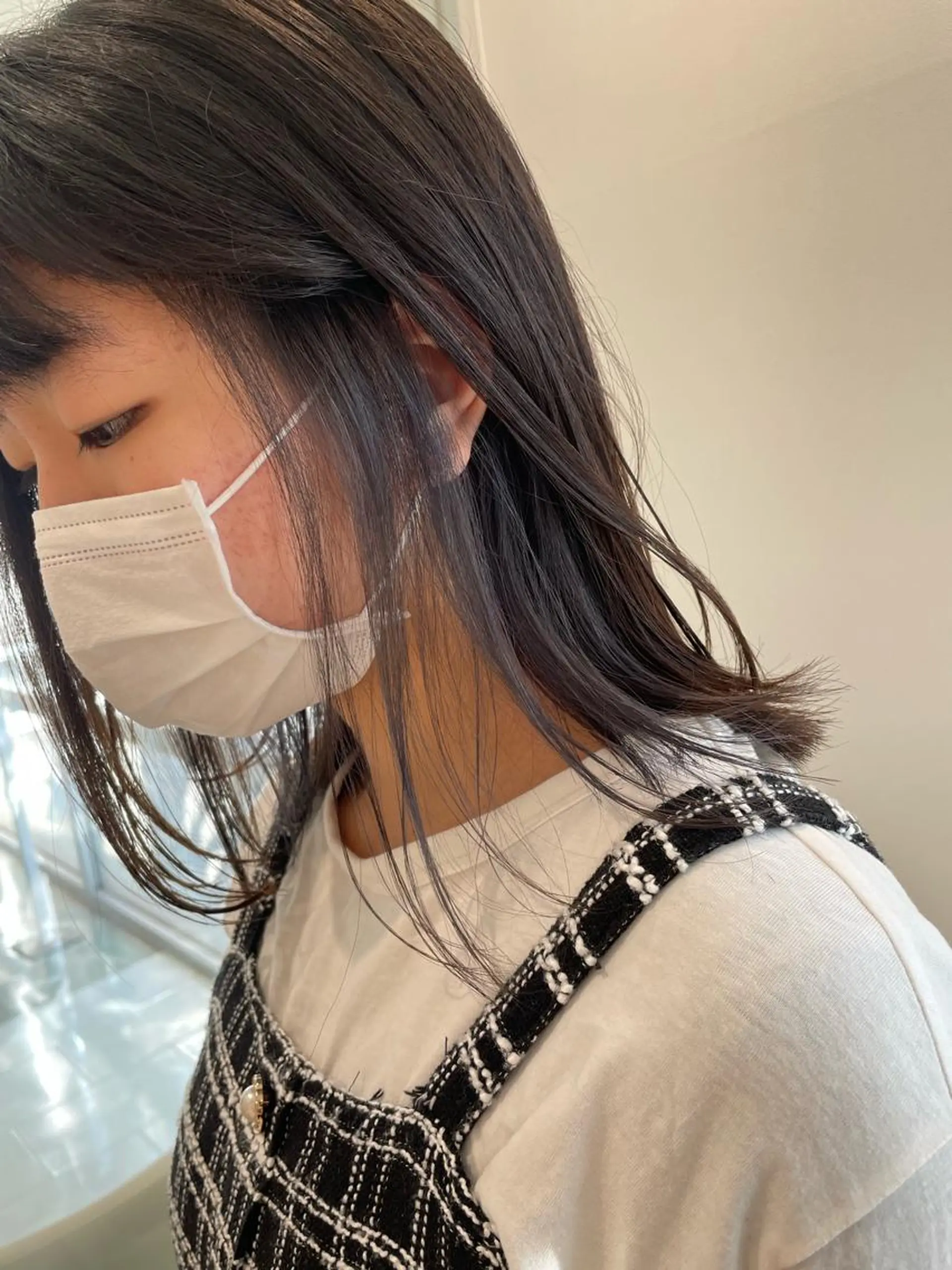 ミディアム カラー ご新規様限定クーポン あります　桂口　烈闘のヘアスタイル