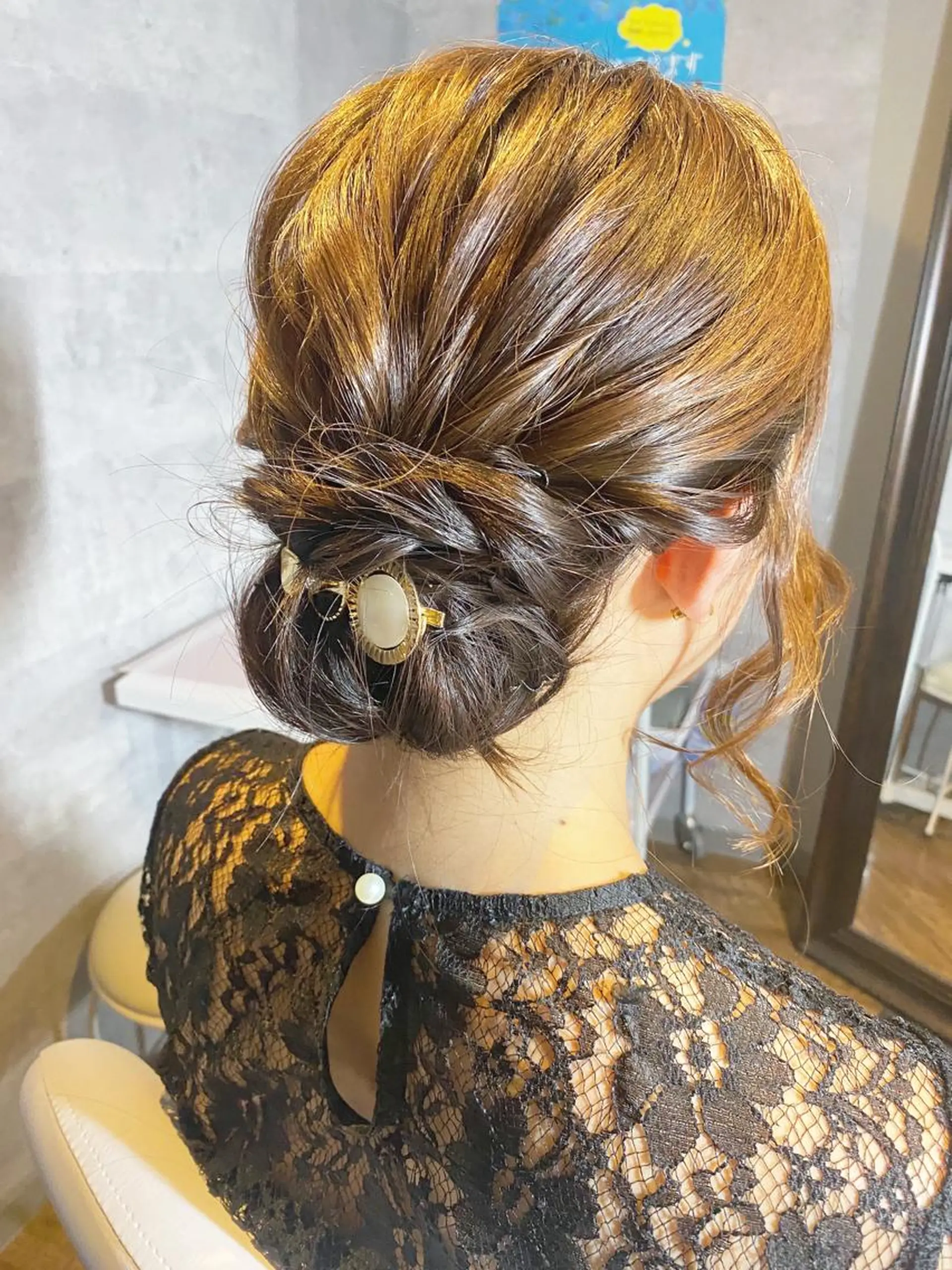 ヘアアレンジ ヘアセット 清川 椿咲のネイルデザイン