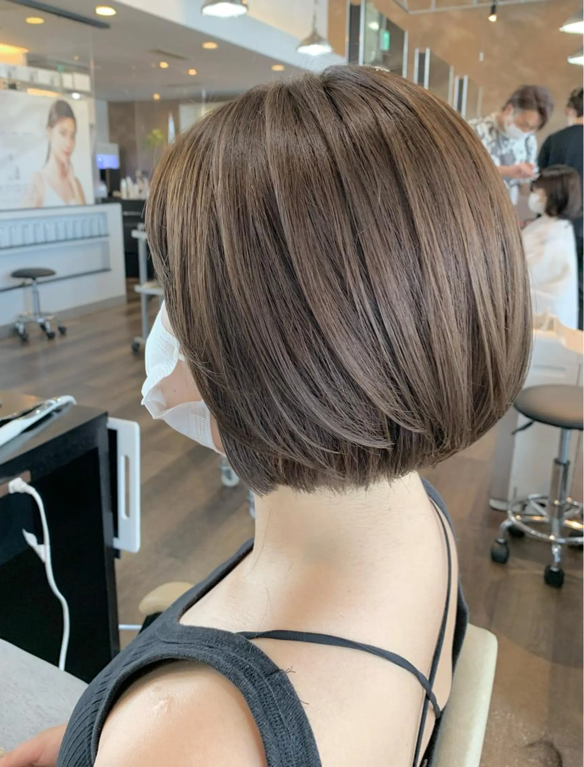 ショート カラー ショートボブ ボブ ショートヘア カット STYLE　EKI　CITY所属・【艶カラー】 STYLE 和泉俊希のヘアスタイル