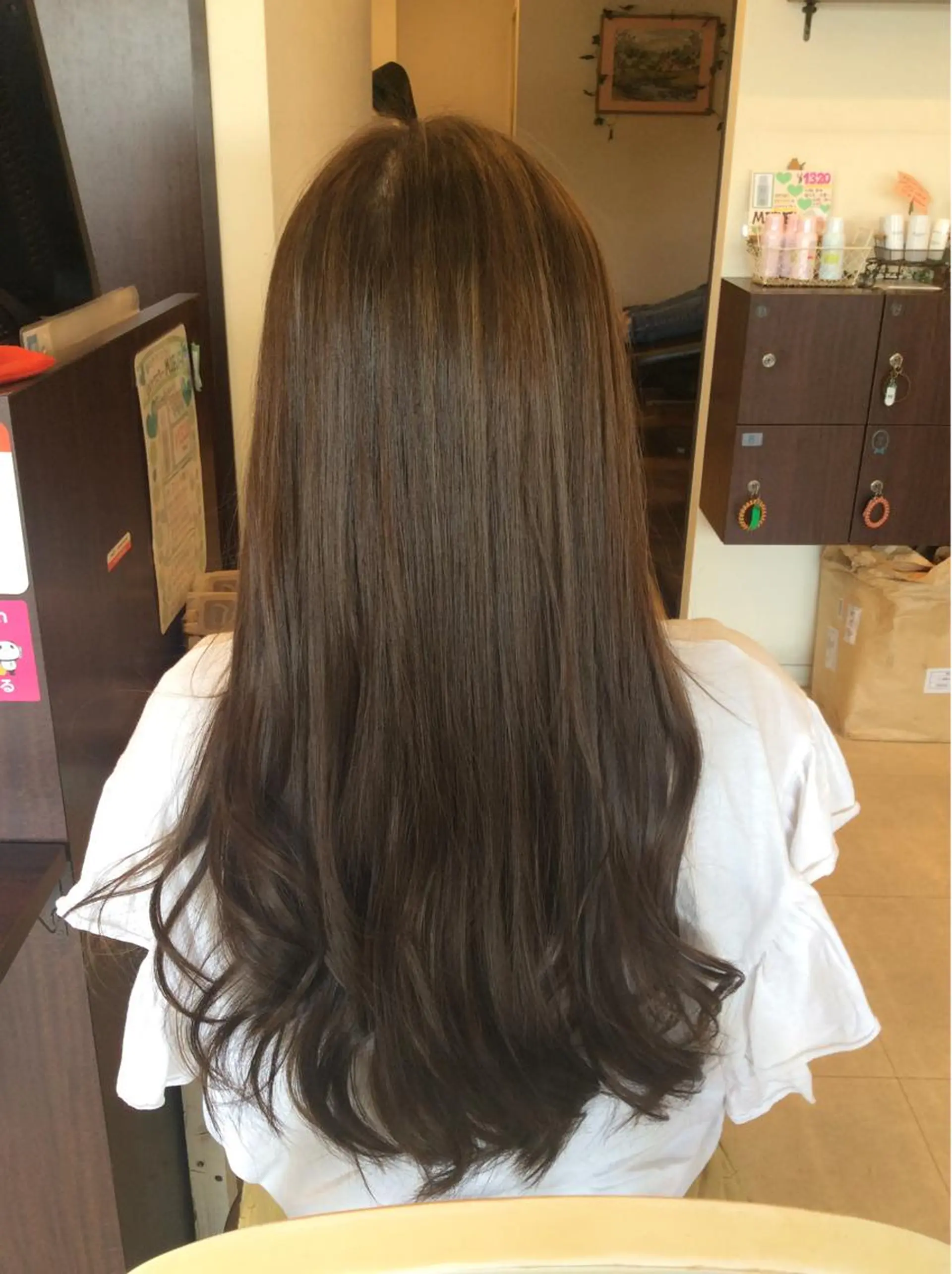 ロング カラー ハイライトカラー ハイライト 美容室 Jフィドルファドル所属・わきた かずなのヘアスタイル