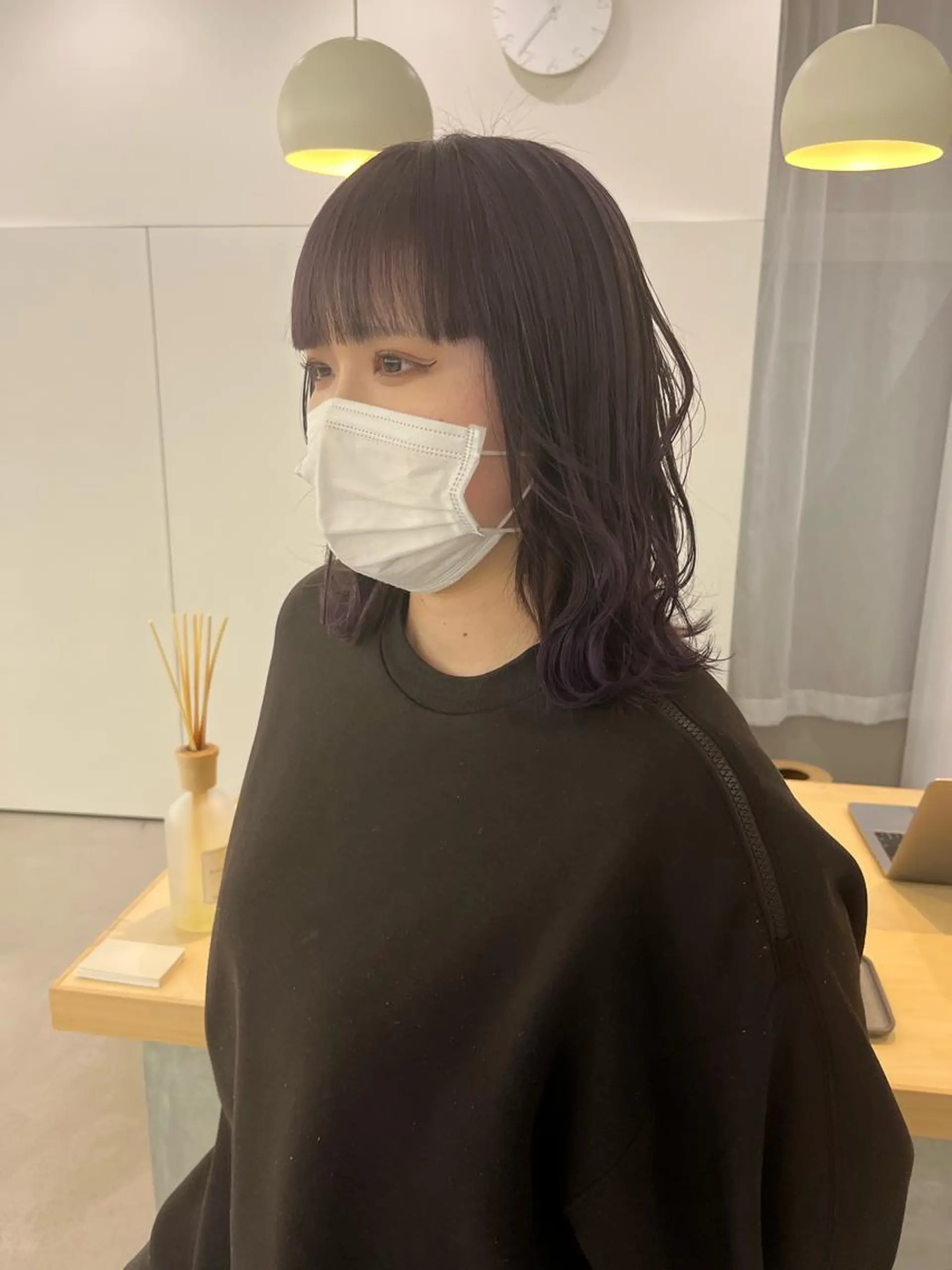 カラー 瀬長なおみ U too e'sのヘアスタイル