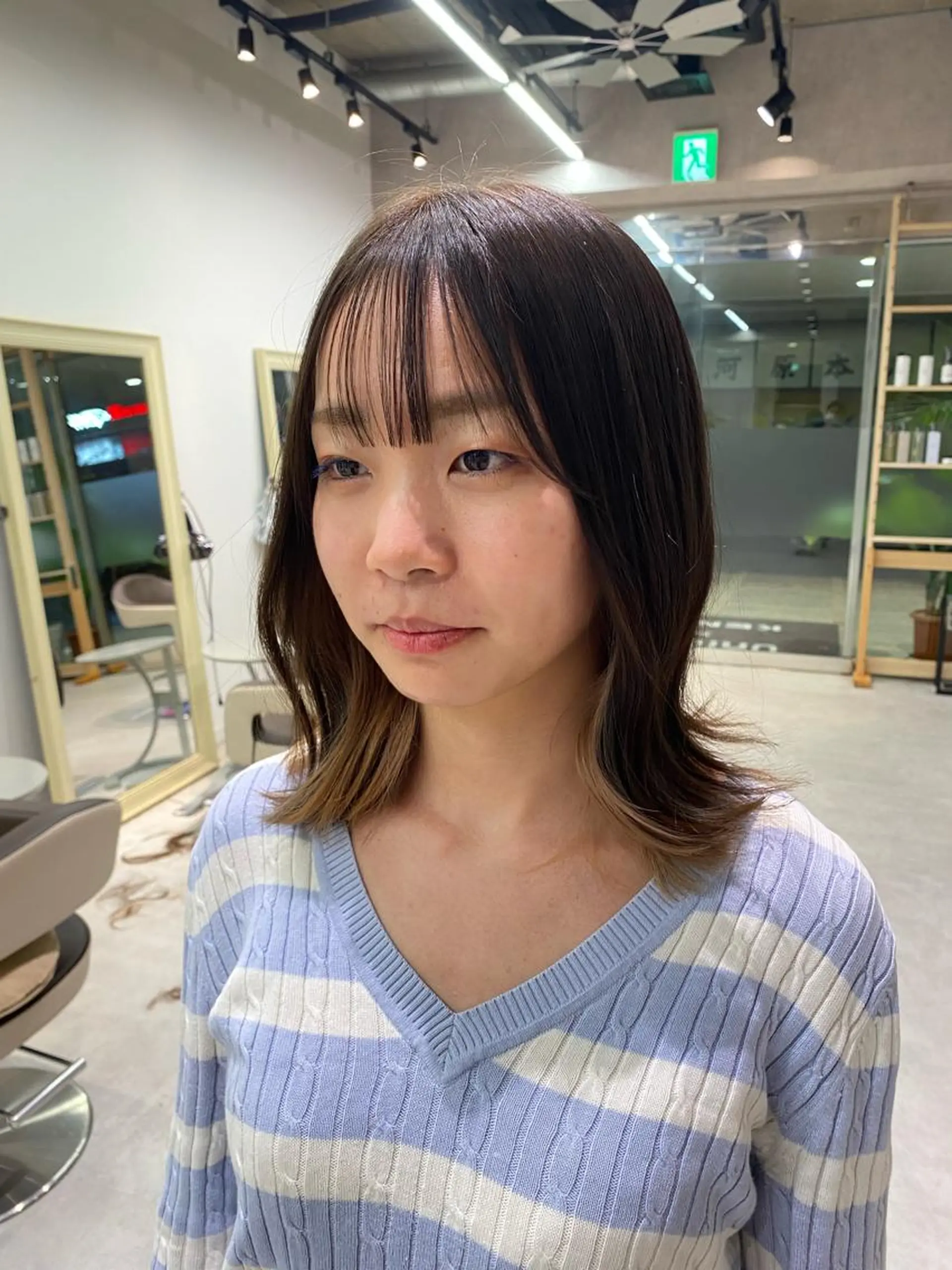ミディアム カラー メンズパーマ支配率 No.1🔥坂井那吏のヘアスタイル