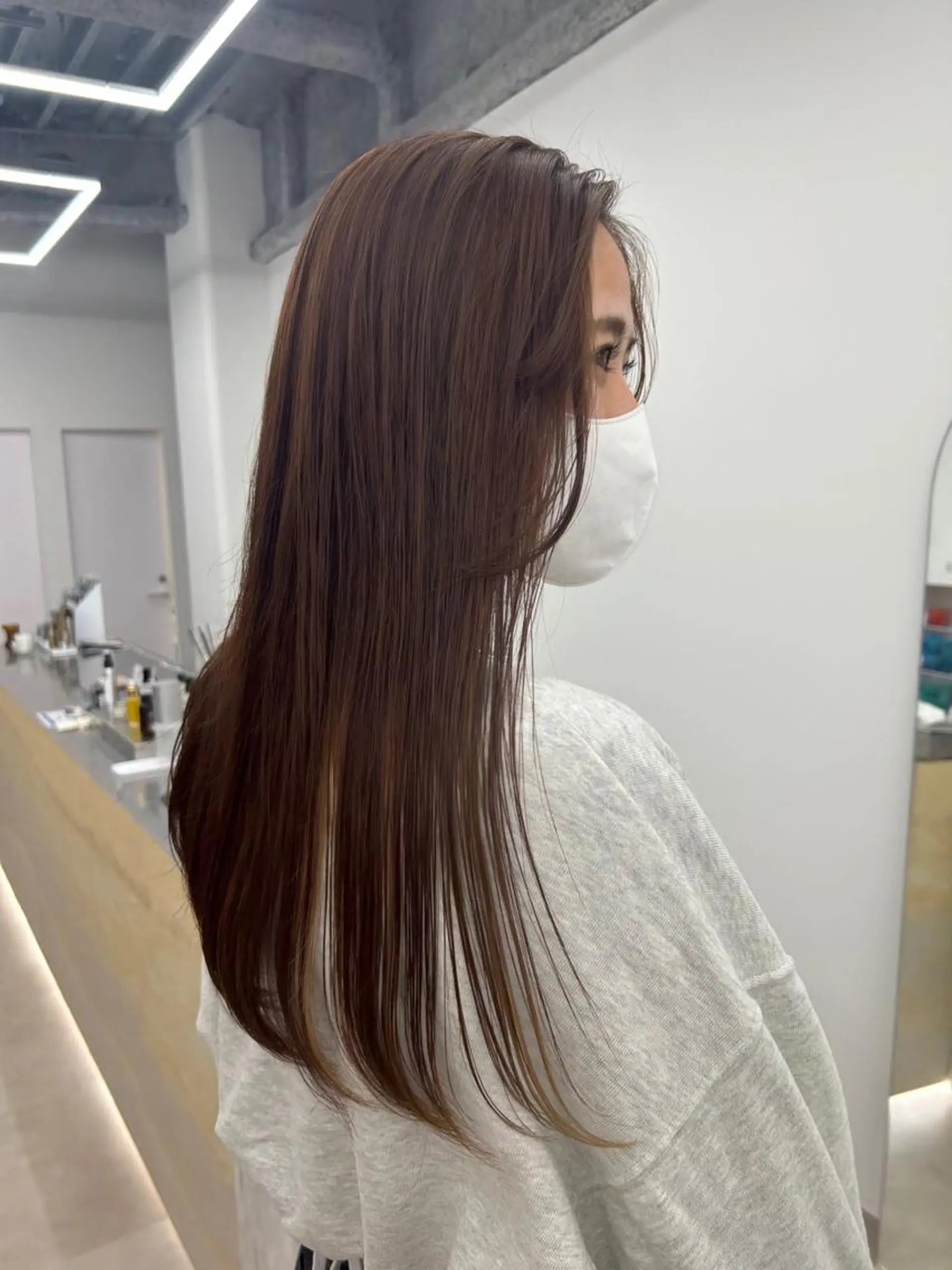 ロング トリートメント トリートメント 👒透明感カラー yui👒のヘアスタイル