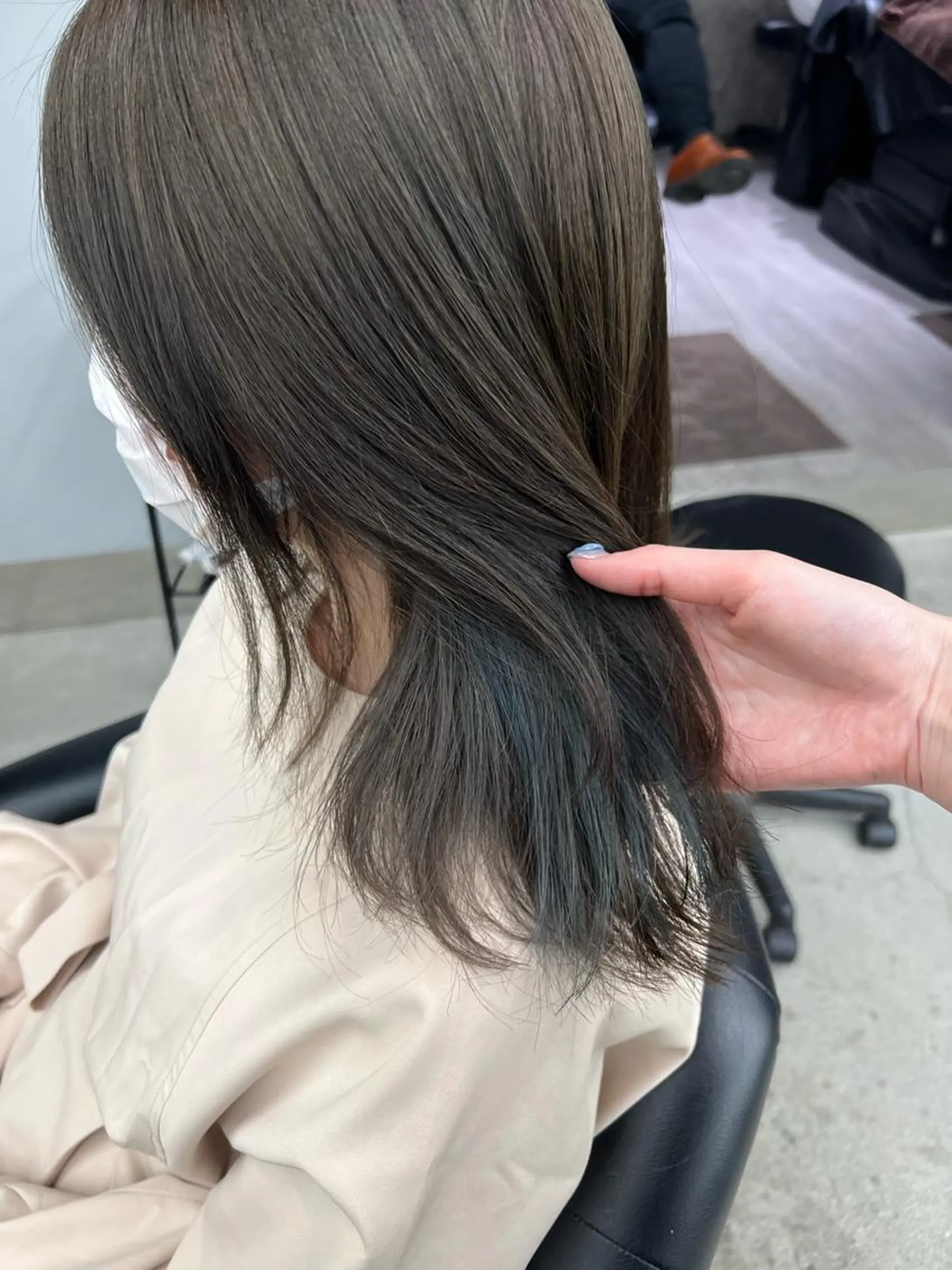 ミディアム カラー カット ヘアカラー トリートメント kimika🥑 メンズ/髪質改善のヘアスタイル