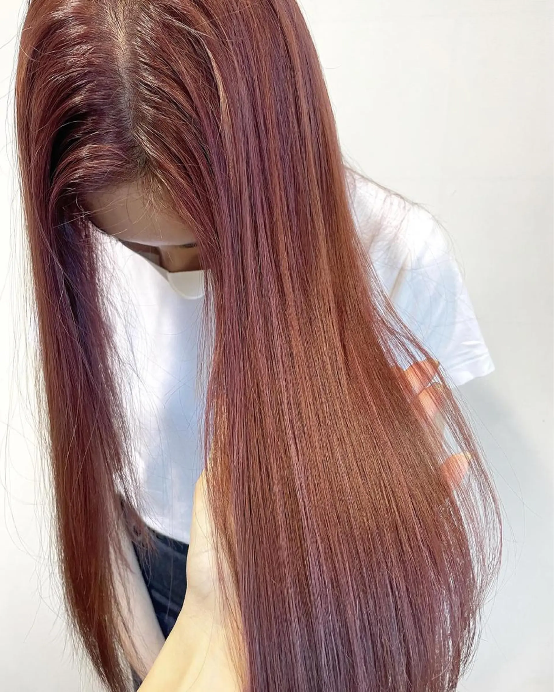 ロング カラー ヘアアレンジ ヘアカラー 徳永 実沙のヘアスタイル