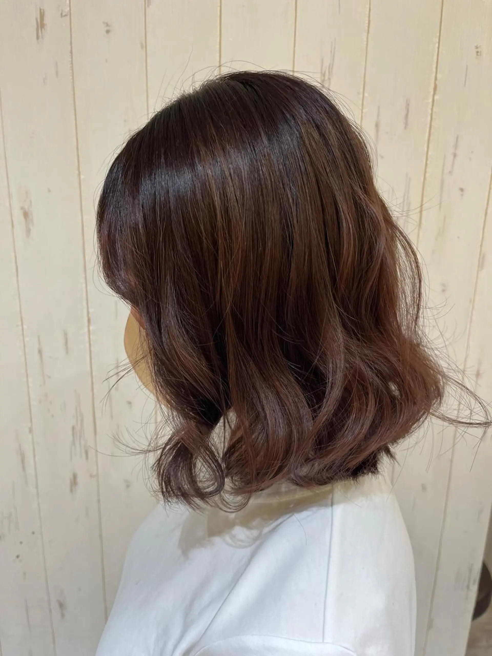 ミディアム カラー カット ヘアカラー トリートメント Ｕｋａ .のヘアスタイル