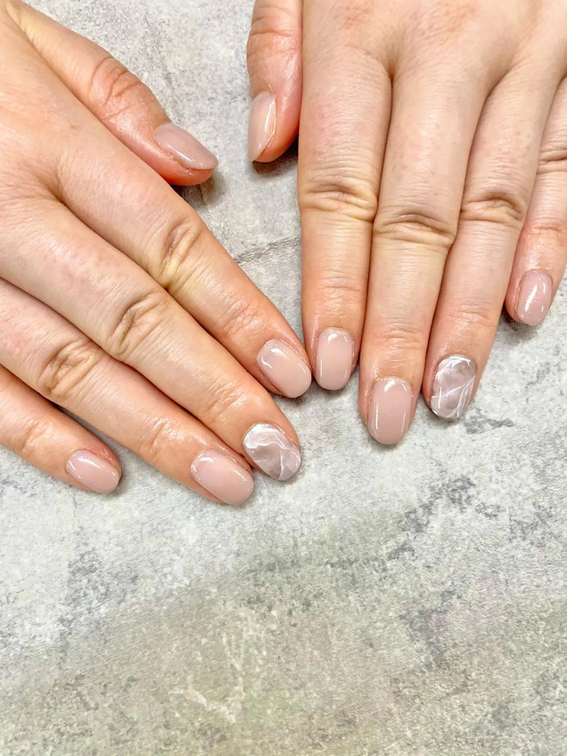 ネイル 大理石ネイル(マーブル) ハンドネイル .N YUKIのネイルデザイン