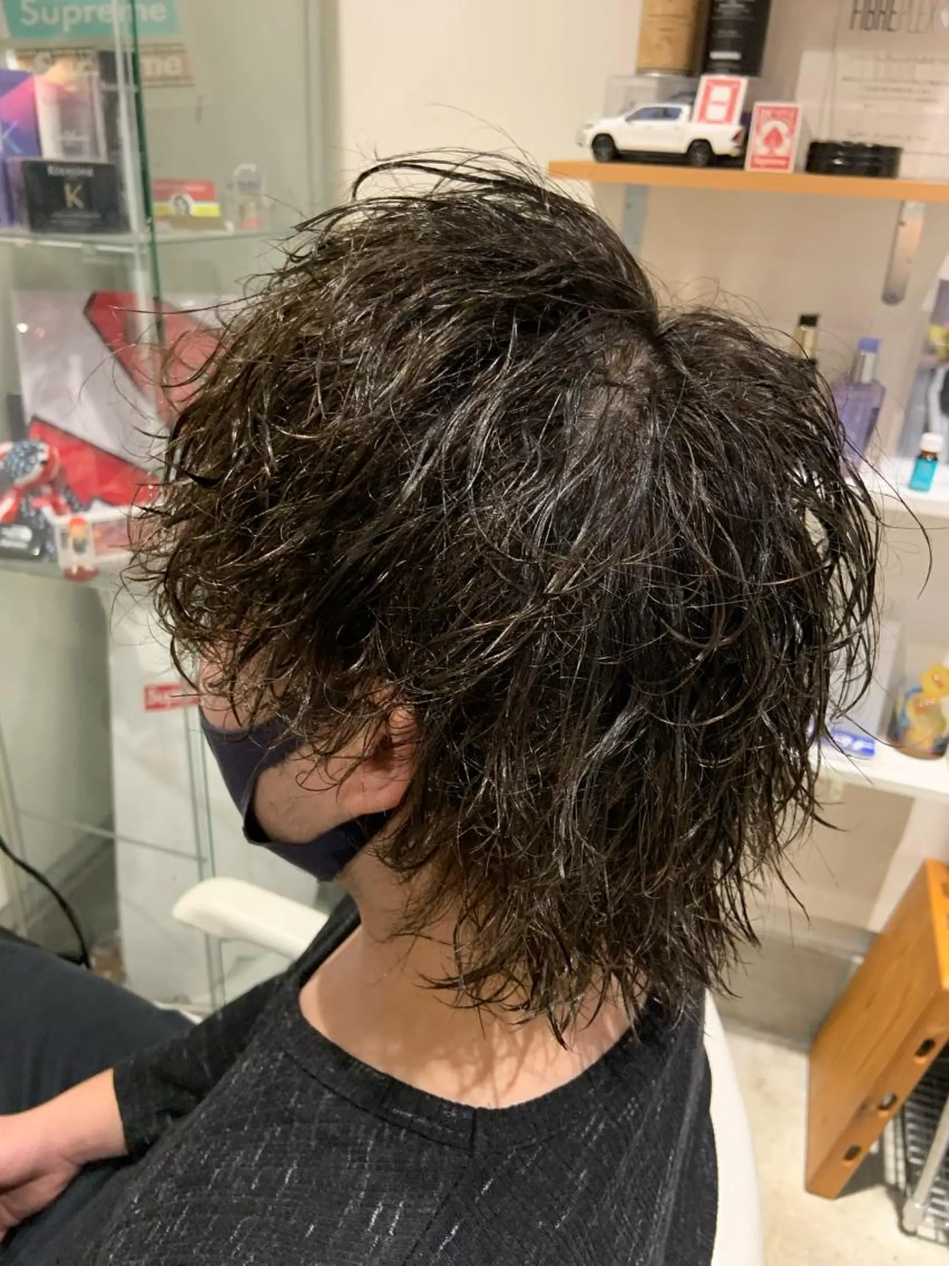 メンズ カット パーマ 原谷 一成のヘアスタイル