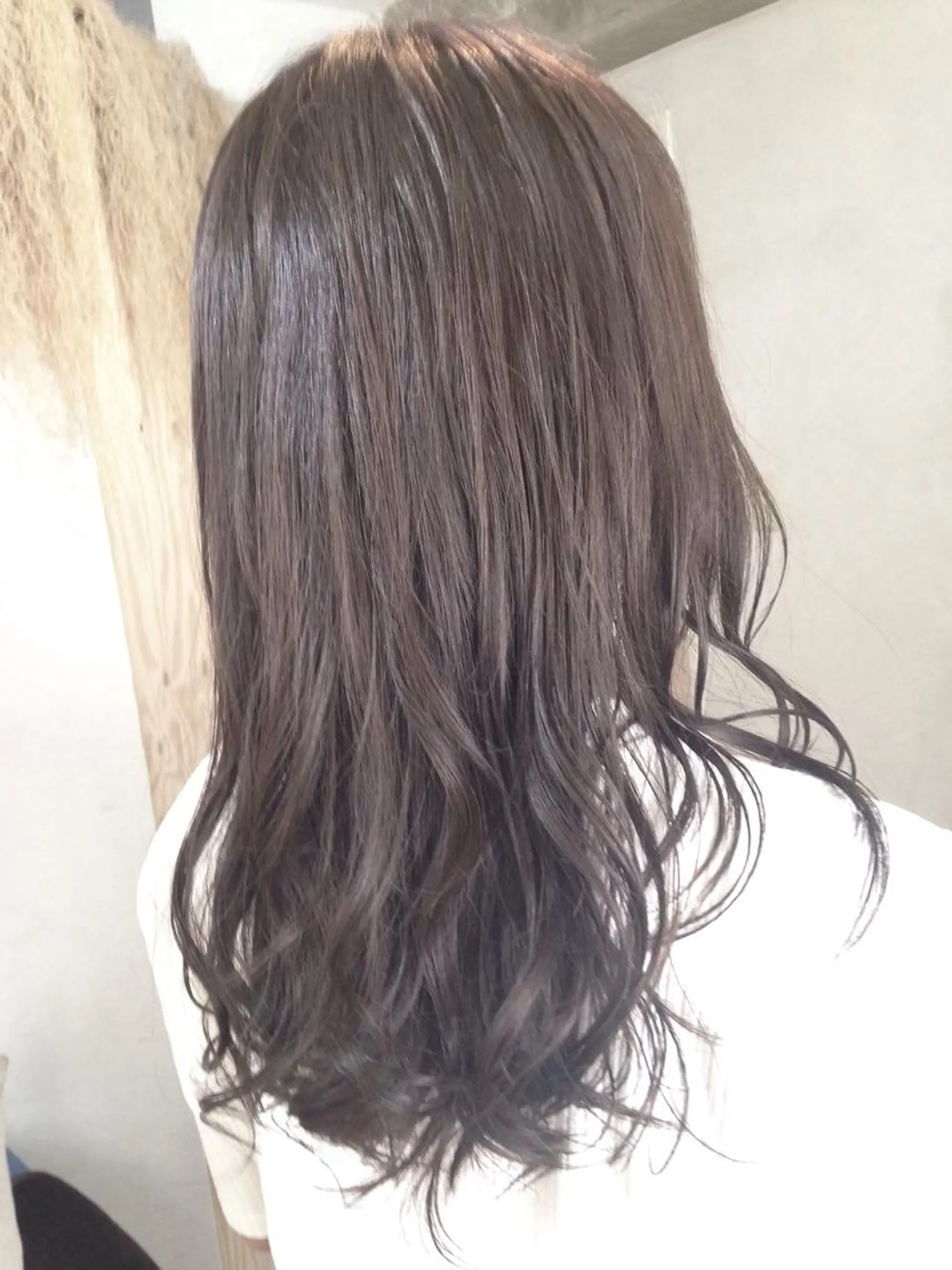 ミディアム カラー アッシュ アッシュグレー アッシュグレージュ グレージュ 💎髪質改善💎 デザイナーshinのヘアスタイル