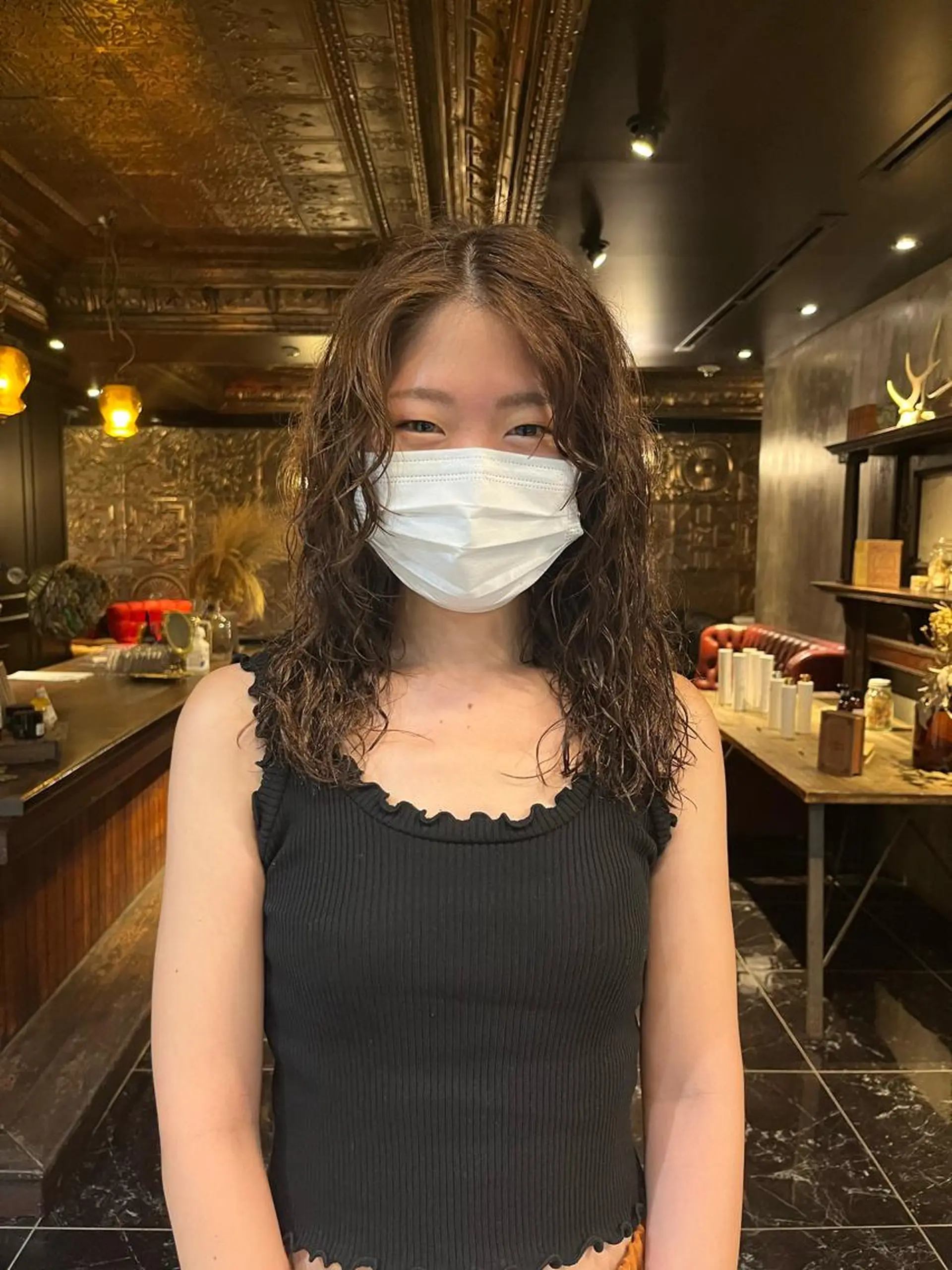 ロング パーマ パーマ HAIR MAKE  miel所属・🫧透明感カラー🫧 SHINSEIのヘアスタイル