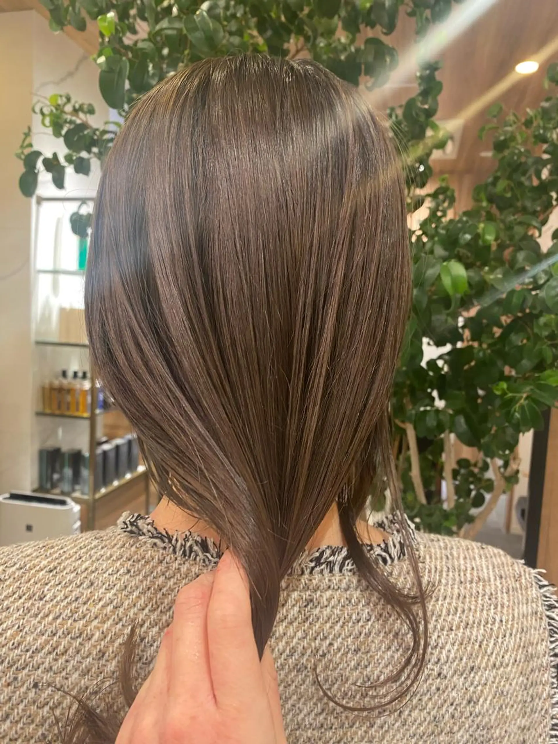 ミディアム カラー ヘアアレンジ BEAUTRIUM 穂乃香のヘアスタイル