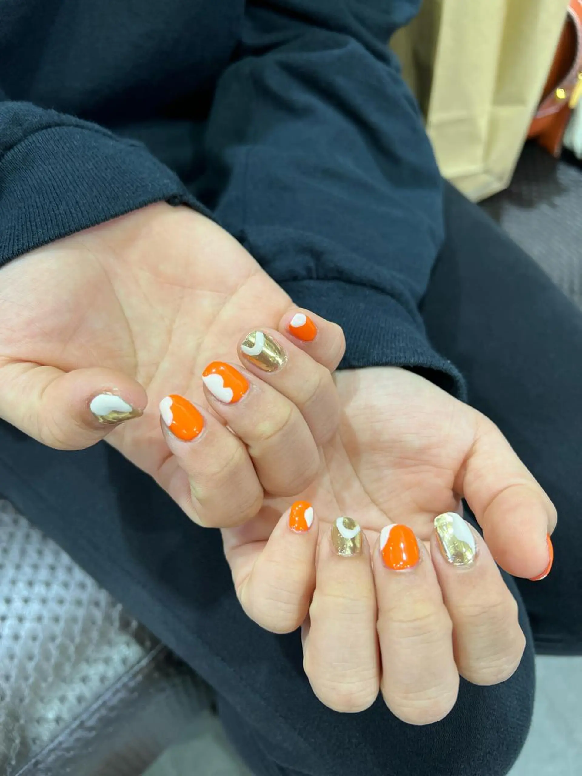 ネイル ハンドネイル 韓国ネイル🤎 ワンホン🩷くれはのネイルデザイン