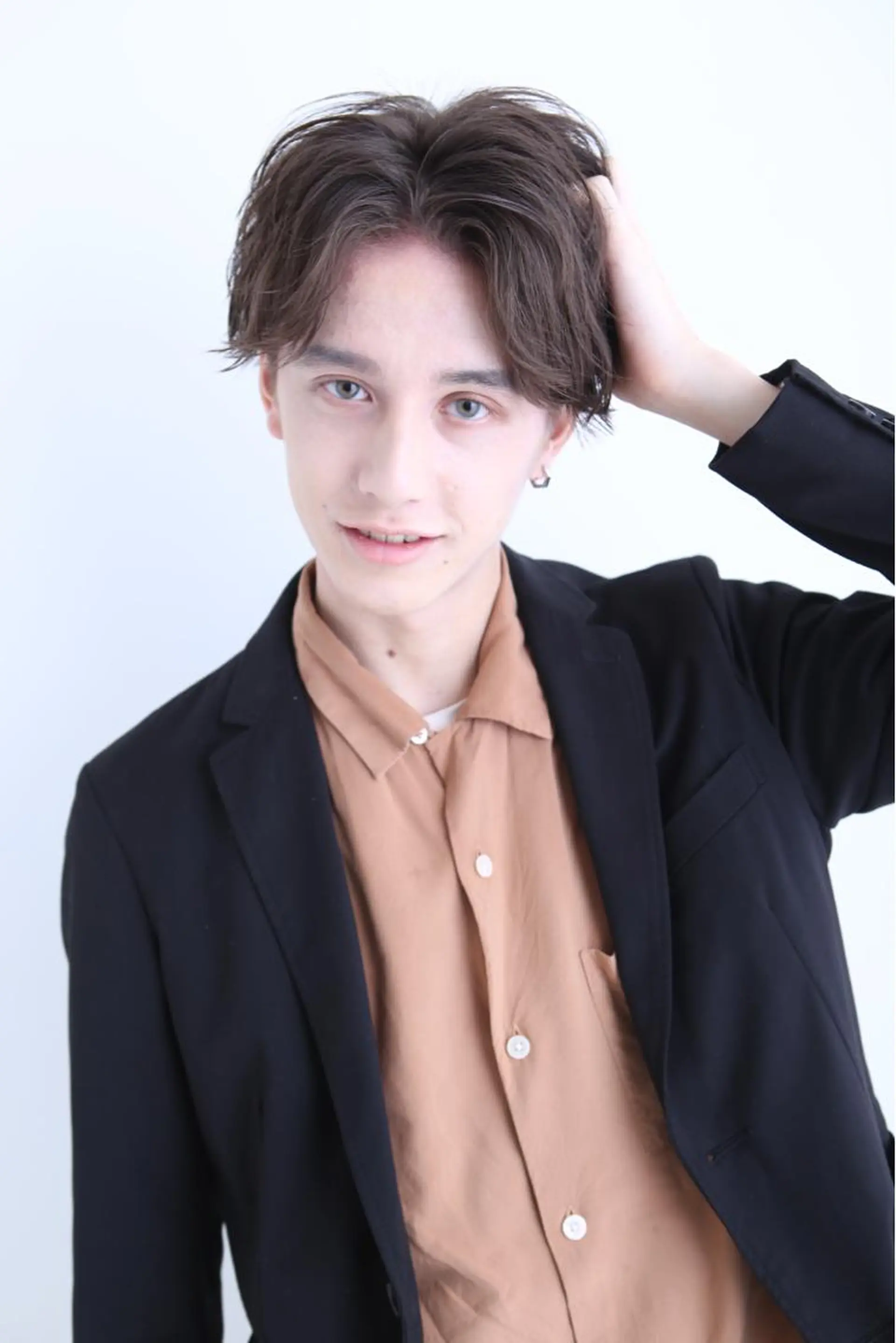 パーマ メンズ 町野 朝哉のヘアスタイル