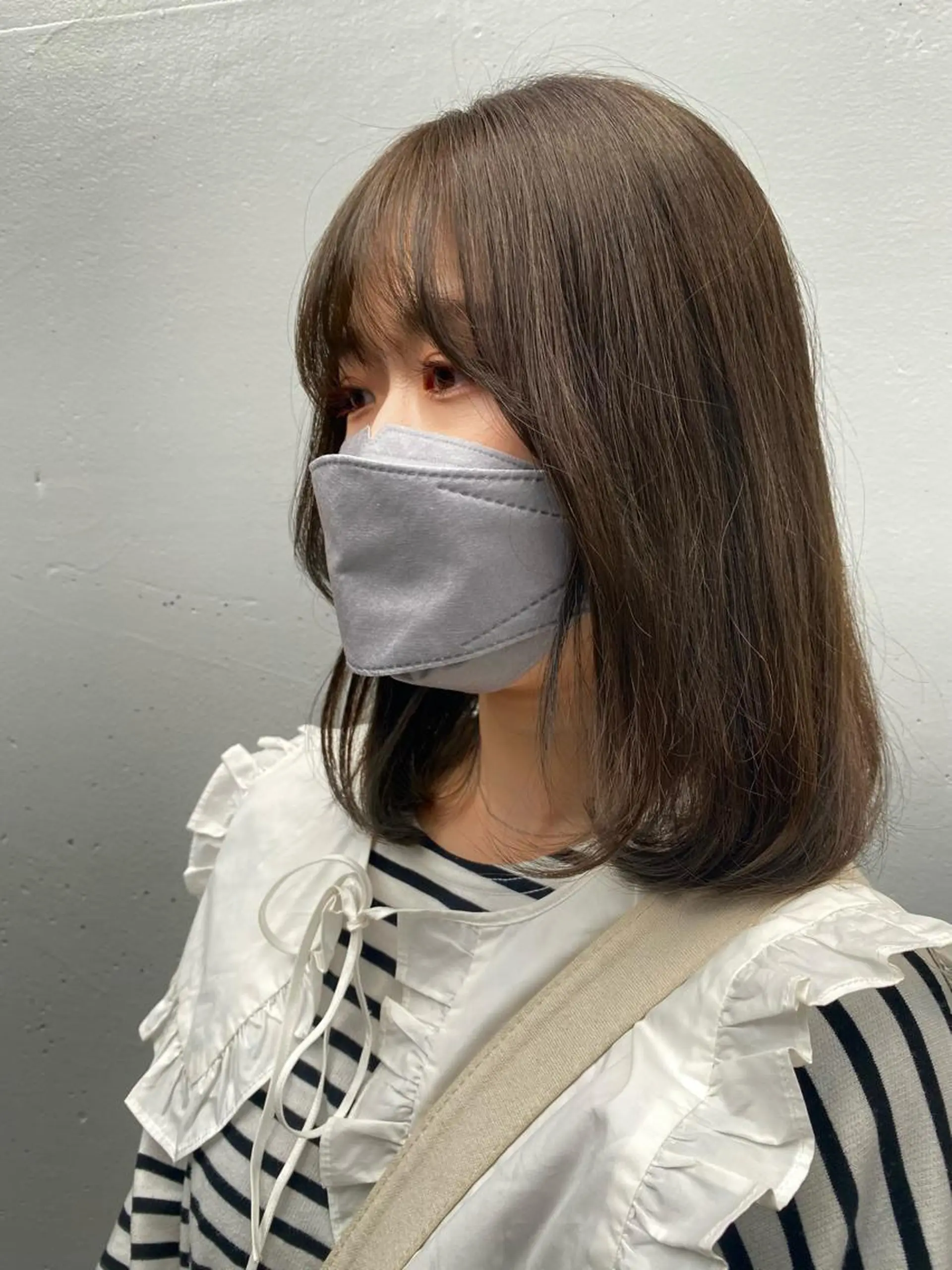 ミディアム カラー les baladins du miroir所属・🍃YURI 🍃のヘアスタイル