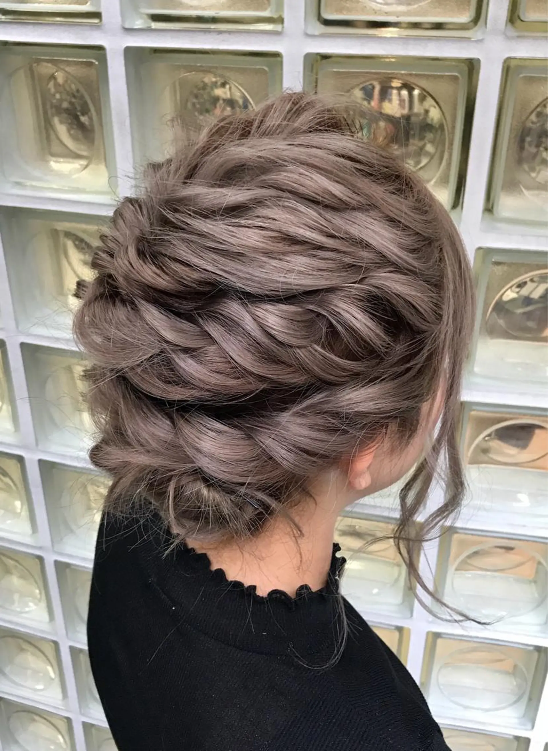 セミロング ヘアアレンジ ヘアセット sherry所属・イズ ミのヘアスタイル