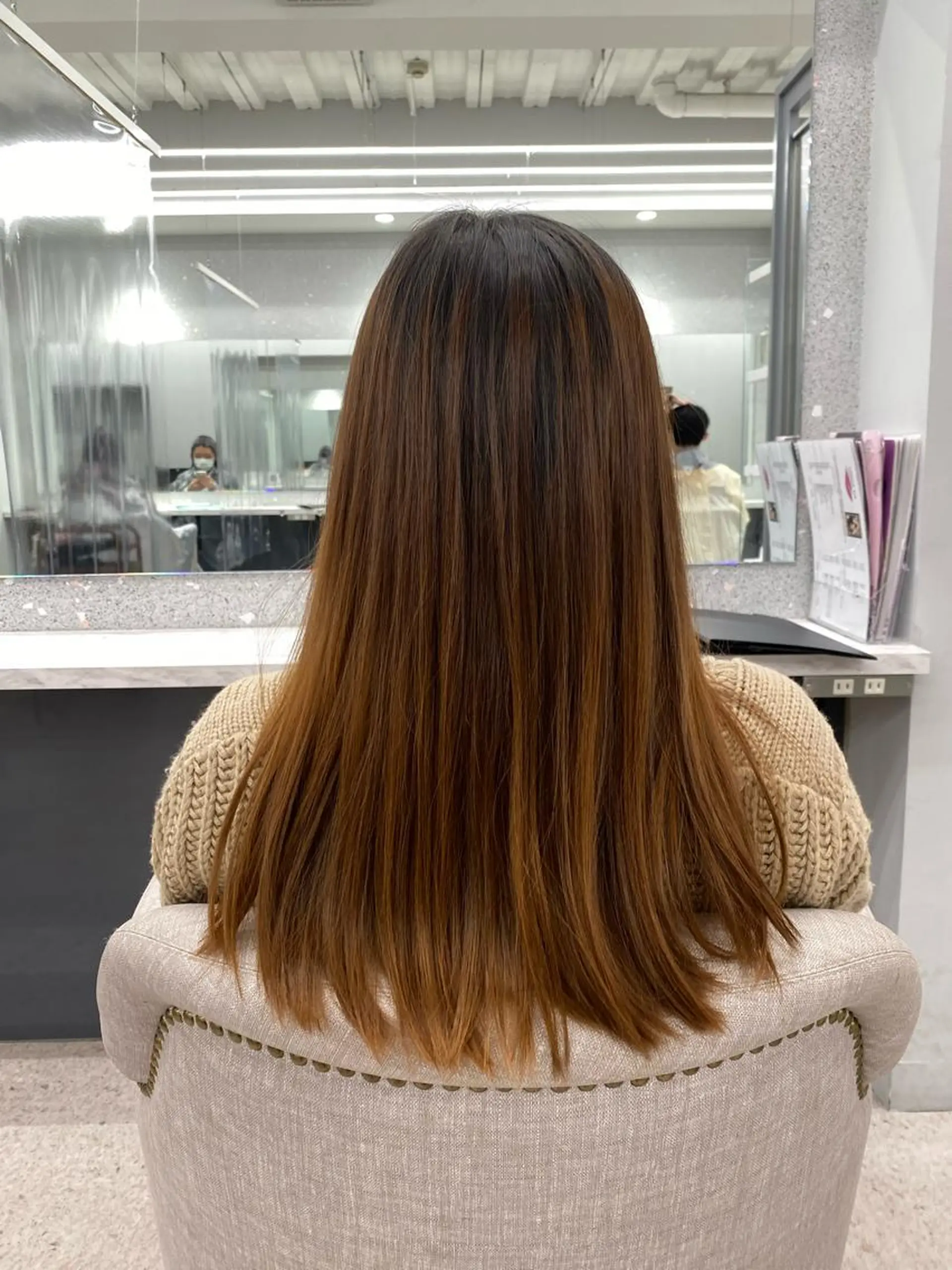 ロング カット ヘアカラー トリートメント 京都レイヤーカット/ 縮毛矯正/羽柴りくのマツエク・マツパデザイン