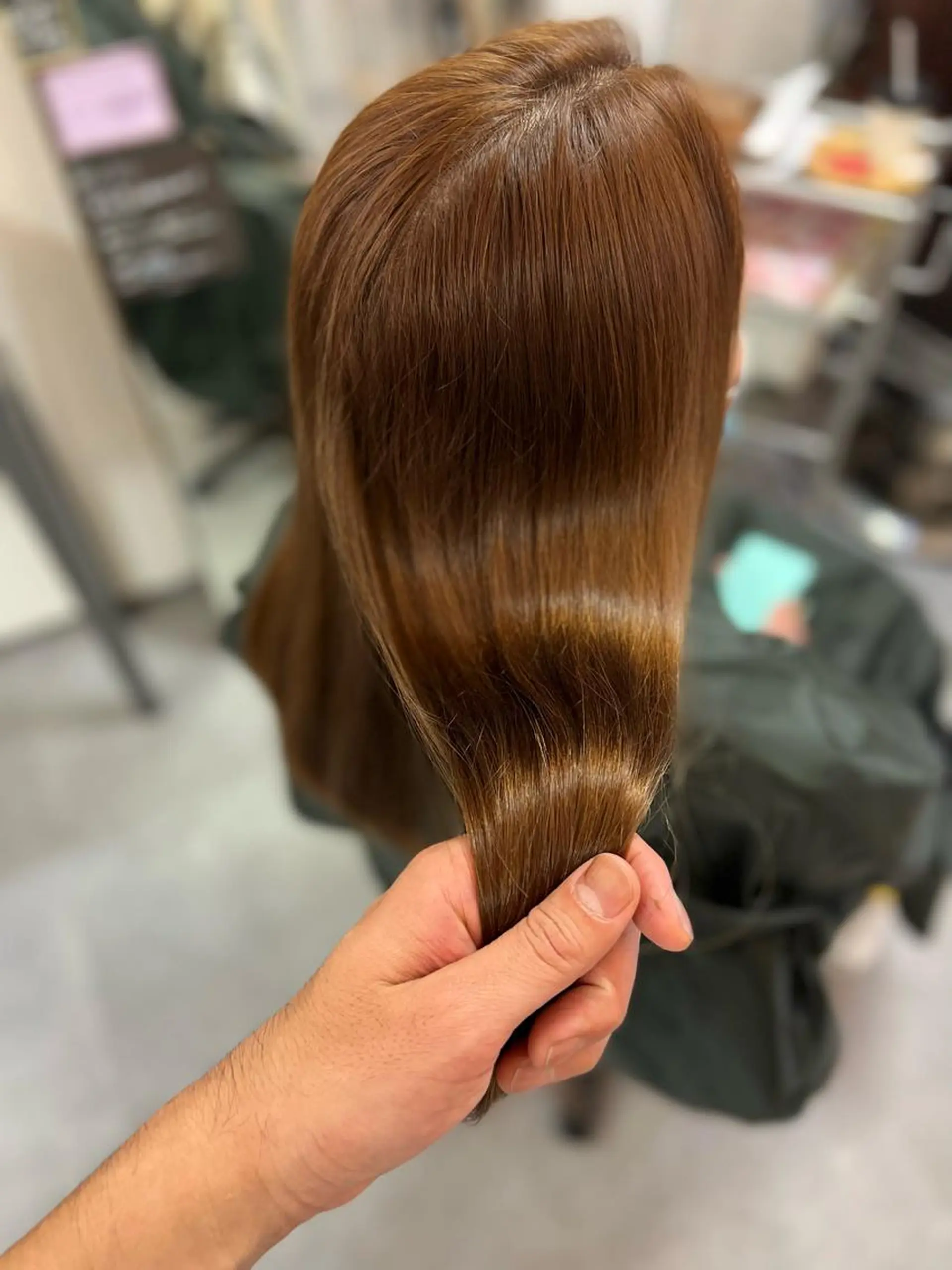 ロング パーマ トリートメント 髪質改善　ナカゾノ タケシのヘアスタイル