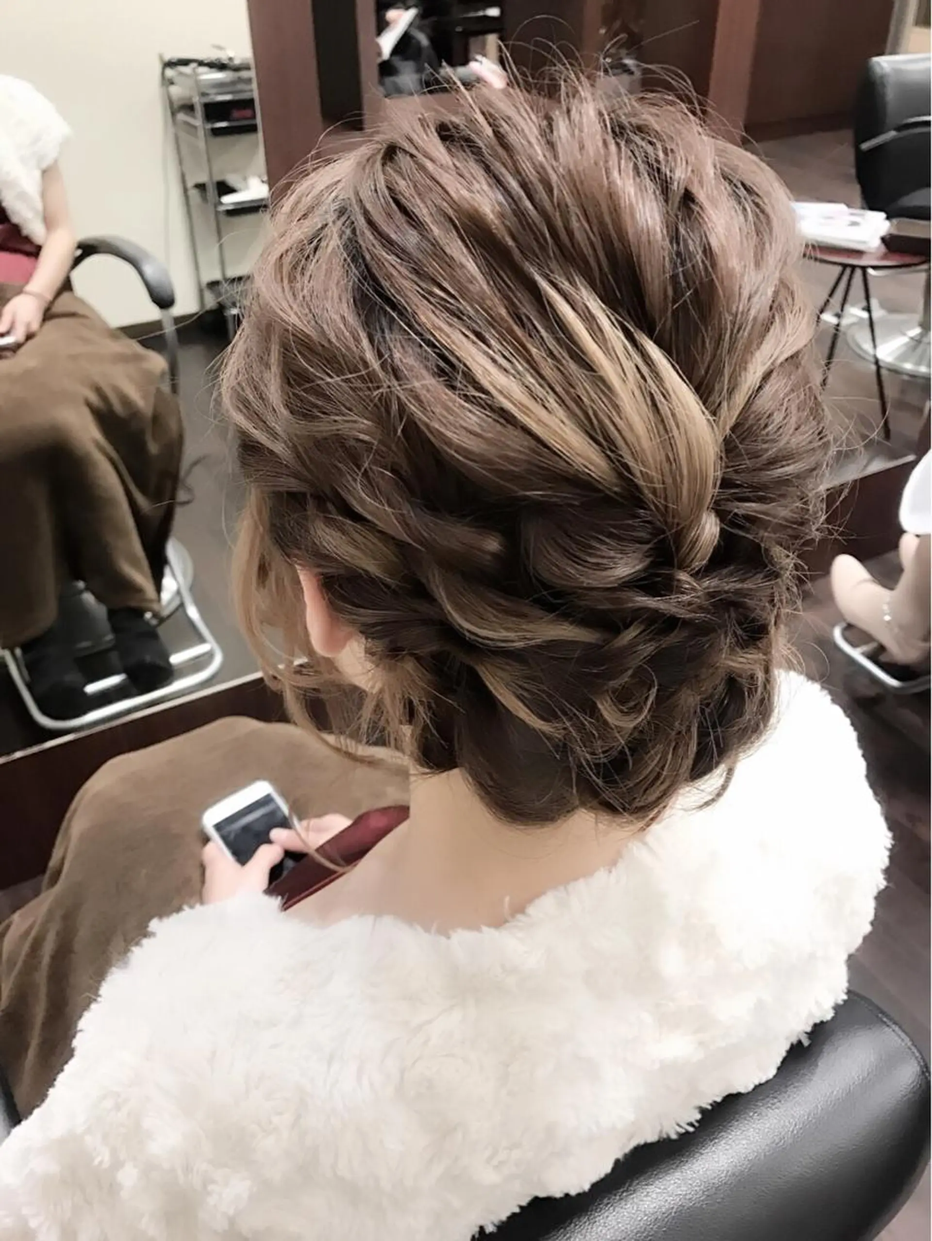 ミディアム セミロング ロング ヘアアレンジ 沢田 瞳のヘアスタイル