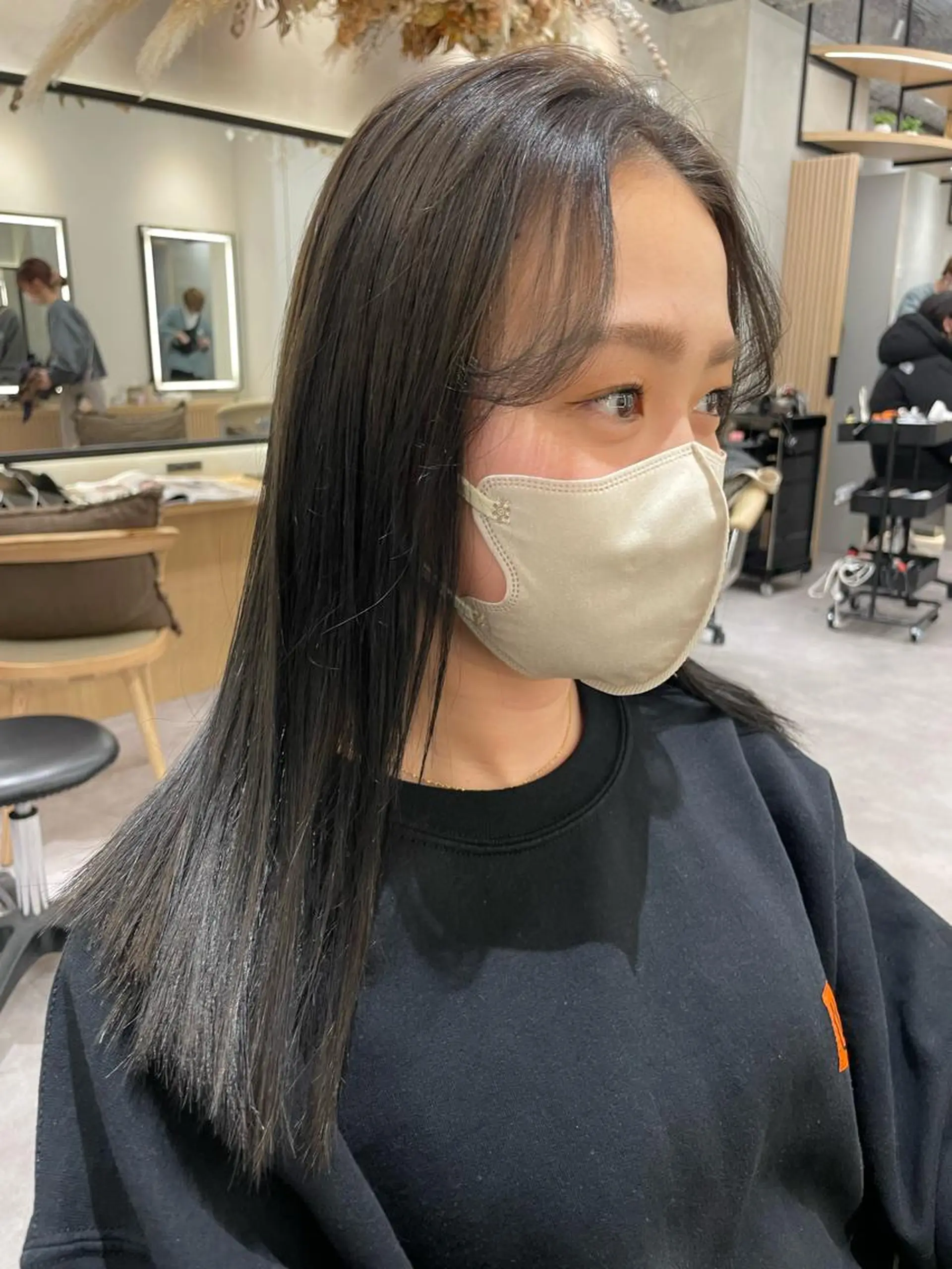 ロング カラー ヘアアレンジ レイヤー縮毛矯正 ささきすずね💗のヘアスタイル