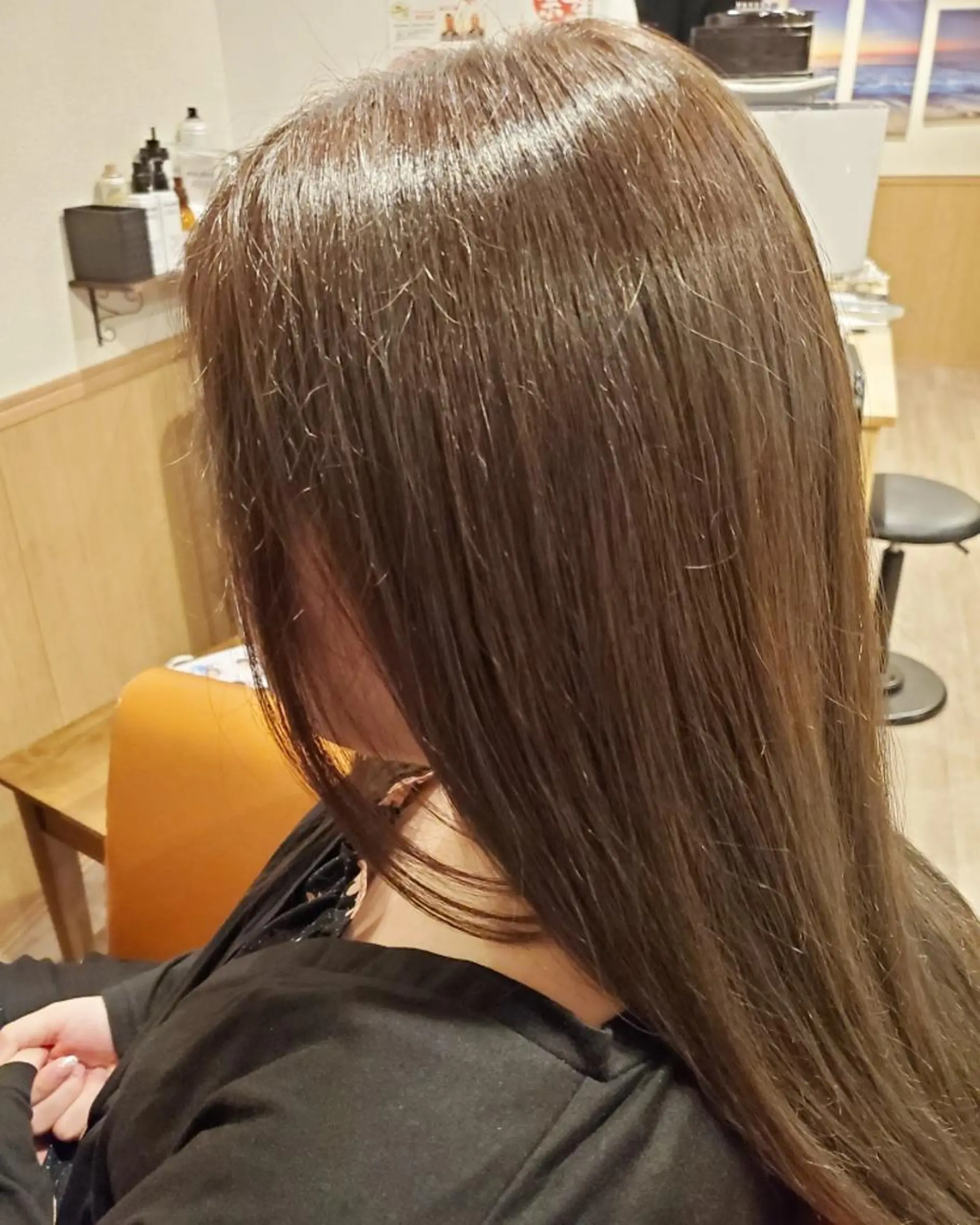 ロング カラー アディクシーカラー ブルーカラー 外国人風カラー トリートメント カット ヘアカラー トリートメント spa hair  ark 富井直美のヘアスタイル