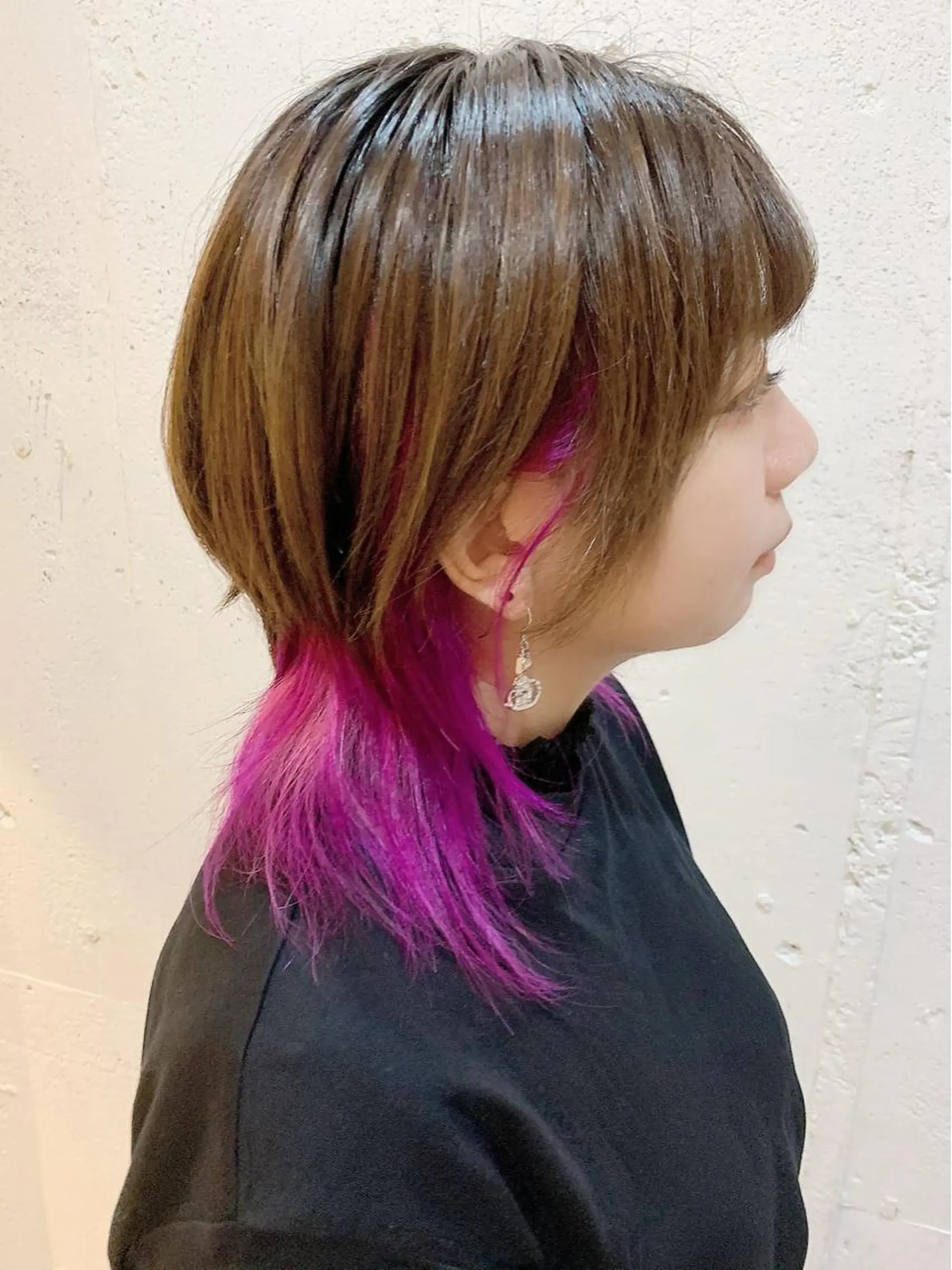 ミディアム カラー ハイレイヤー レイヤーカット ヘアカラー トリートメント 💛丁寧さNo.🥇 🧸片山智裕💛のヘアスタイル