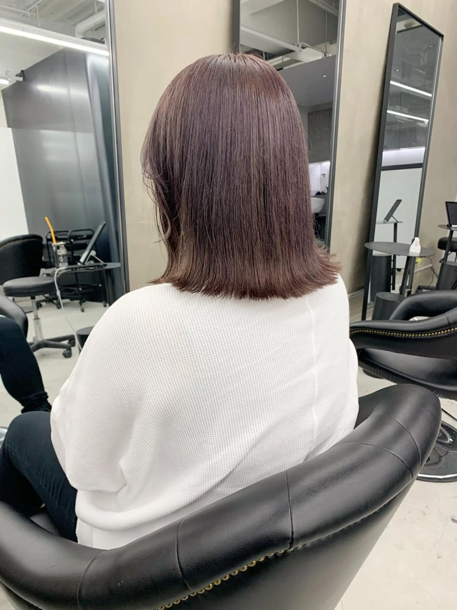 ミディアム カラー カット ヘアカラー kimika🥑 メンズ/髪質改善のヘアスタイル