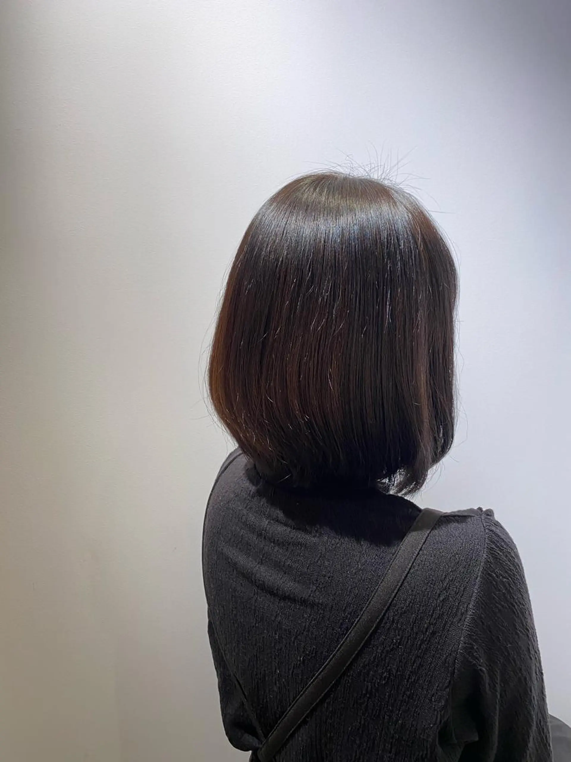 ミディアム ボブ 縮毛矯正 縮毛矯正 トリートメント ROOM所属・髪質改善・縮毛矯正/ 下村陽平のヘアスタイル