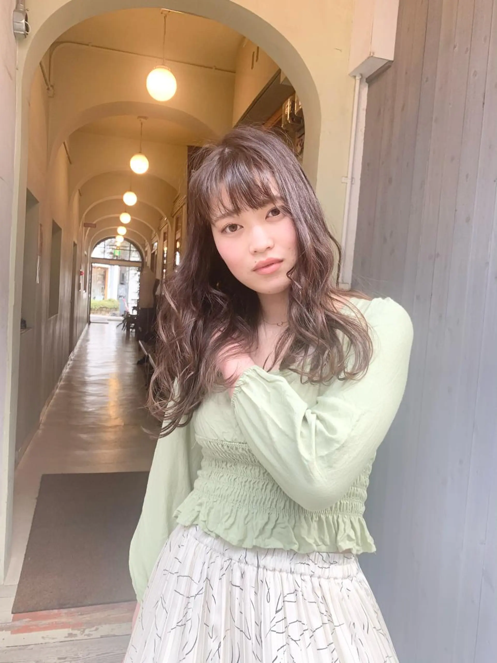 ロング カラー LEB所属・下河 宗太のヘアスタイル