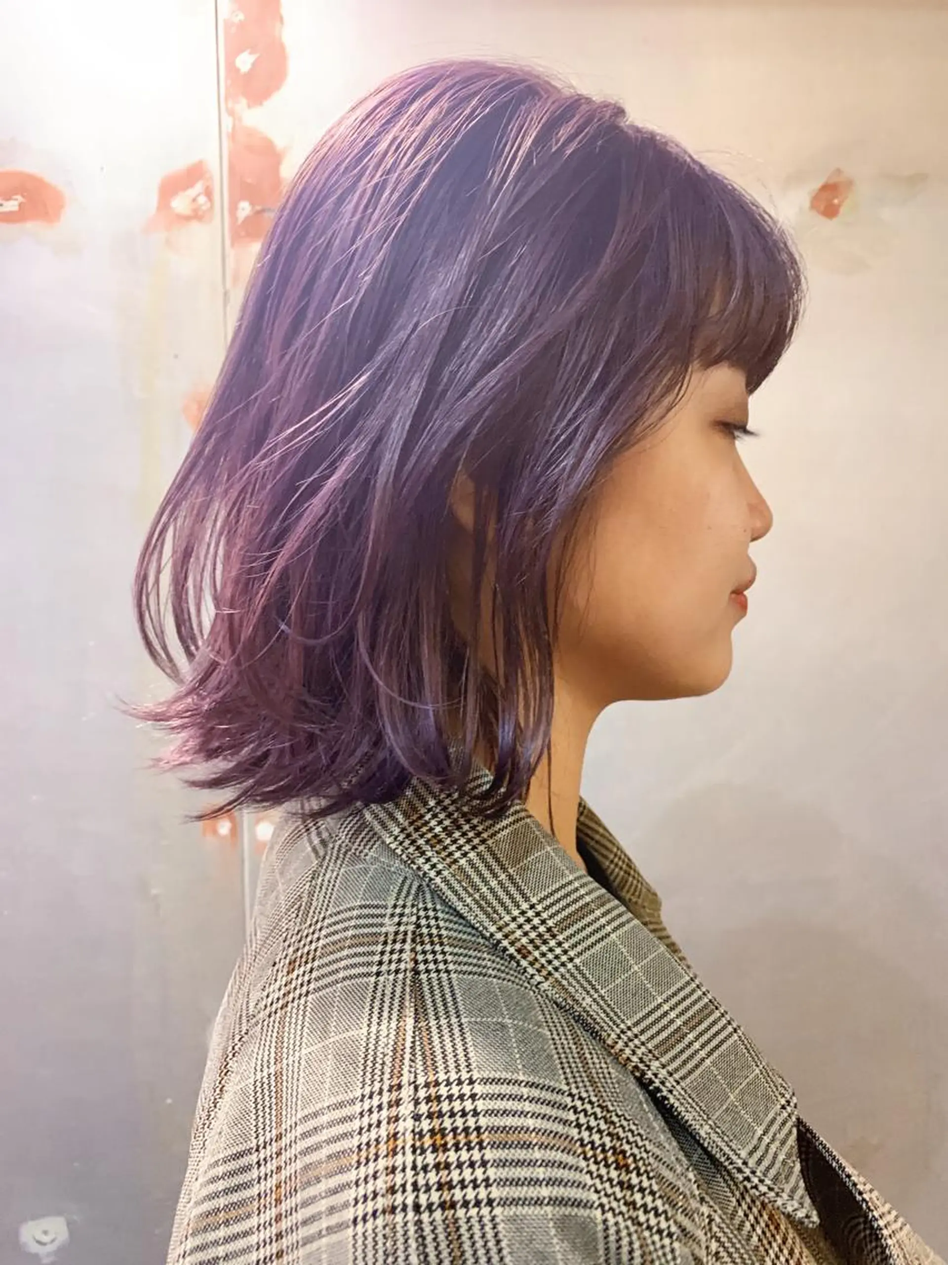 ミディアム カラー カット ヘアカラー トリートメント ヘアセット ブリーチカラーNo. 1🌈 RYOGAのヘアスタイル