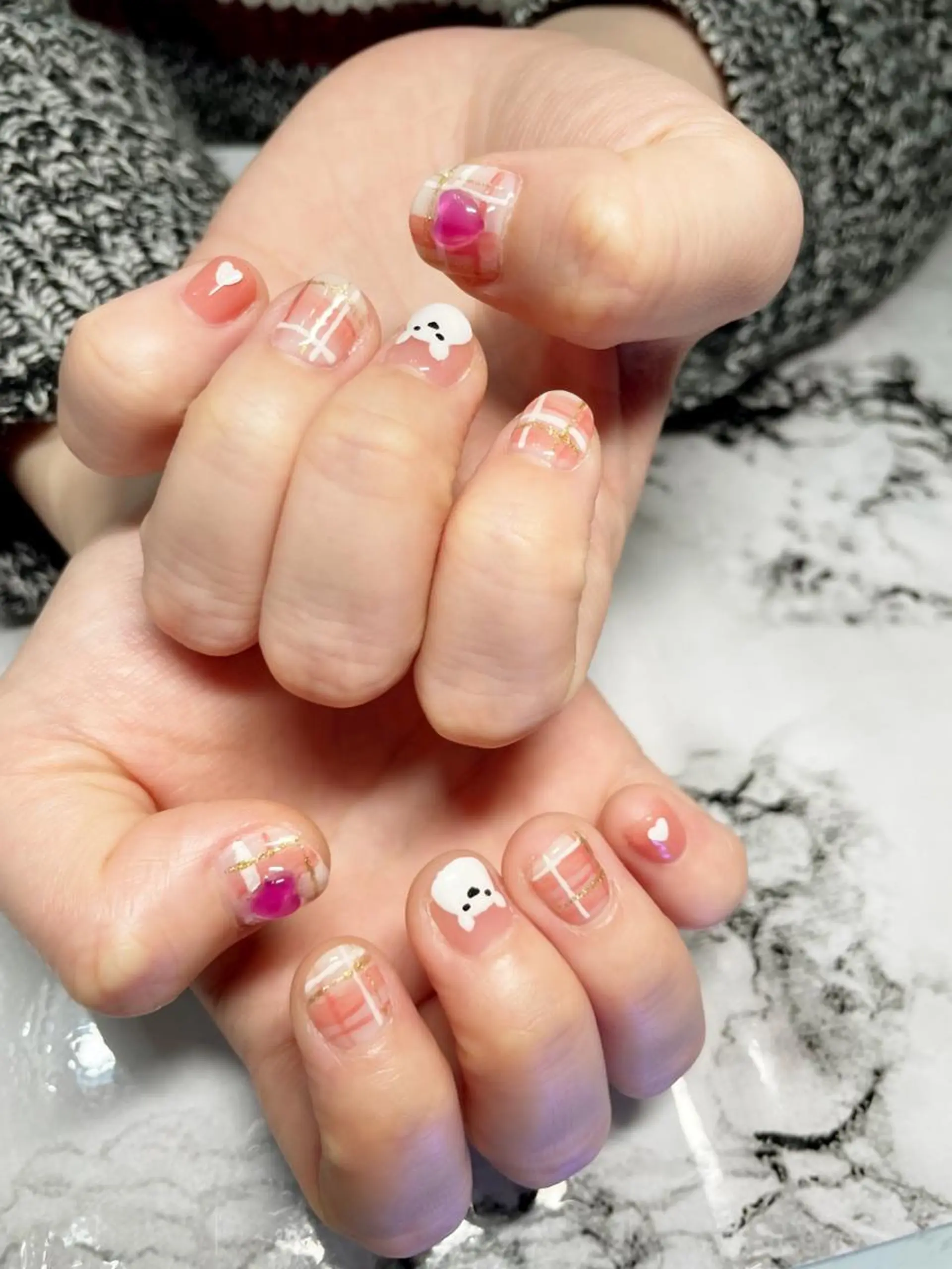 ネイル アートネイル フットネイル oki nailのネイルデザイン